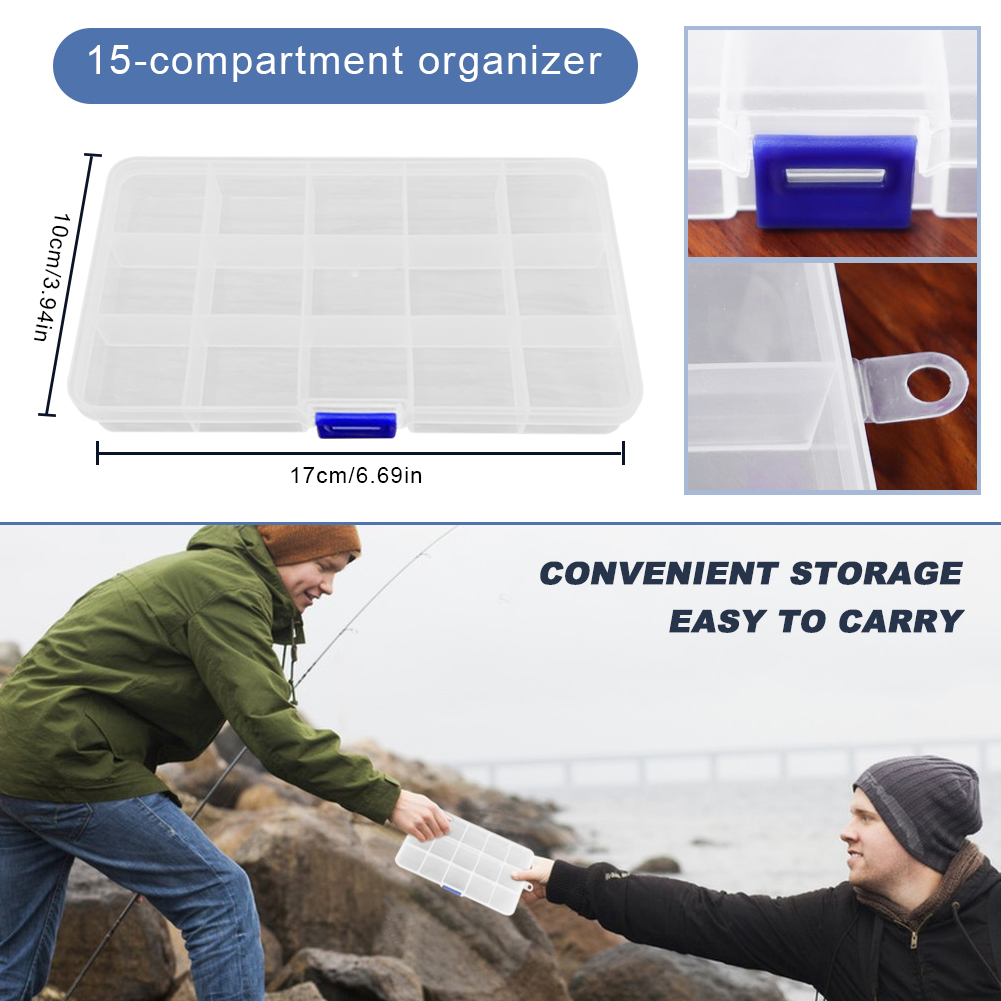 FREE FISHER 161pcs Fishing Tackle Kit Octopus Barbed Hooks Fishing Floats Swivels Beads Fishing Weights Sinkers Plastic Box for Saltwater