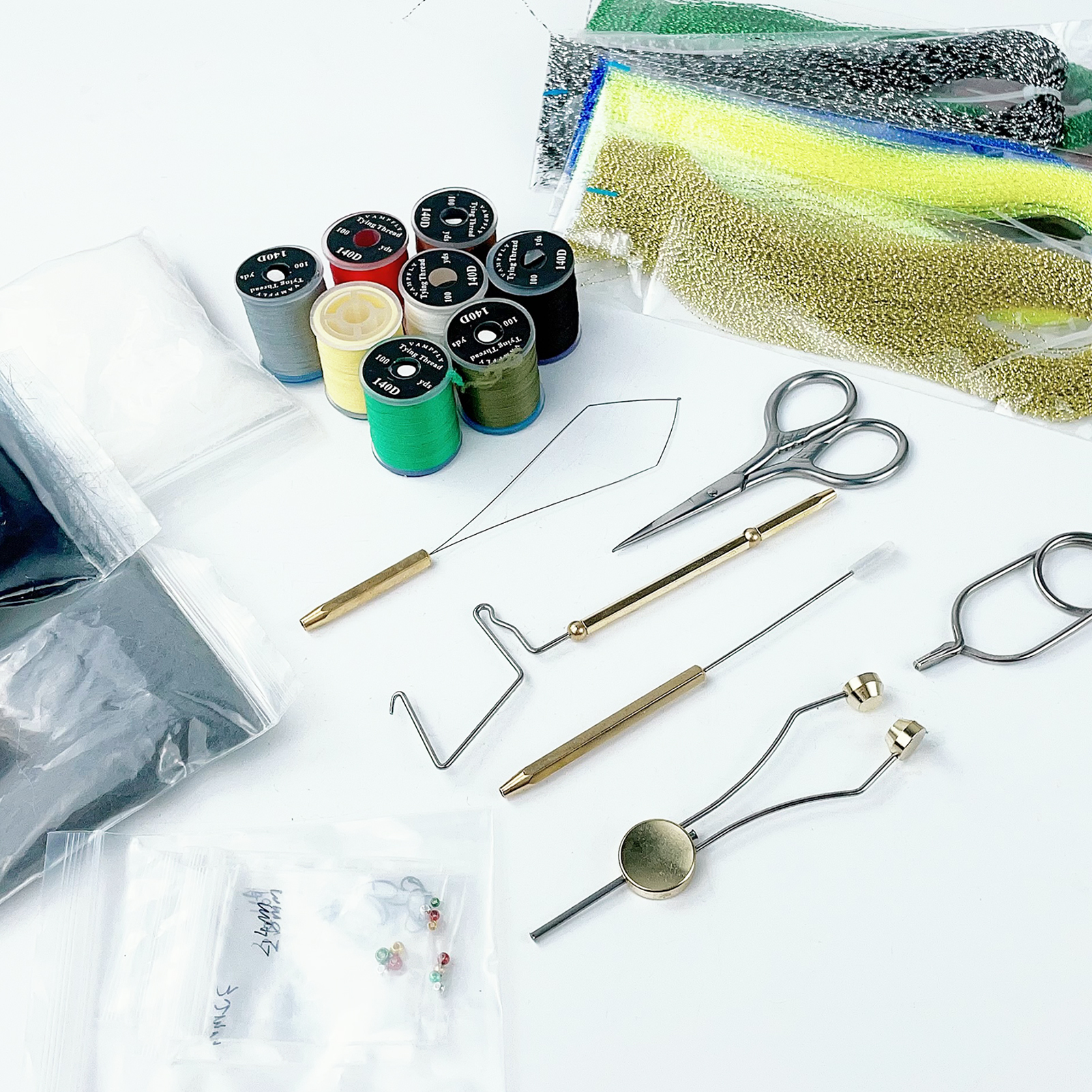 FREE FISHER Fly Tying Tool Kit 149pcs Fishing Flies Whip Finisher Tying Bobin Scissors Lure Baits Twister Hair Materials Threader Knotter