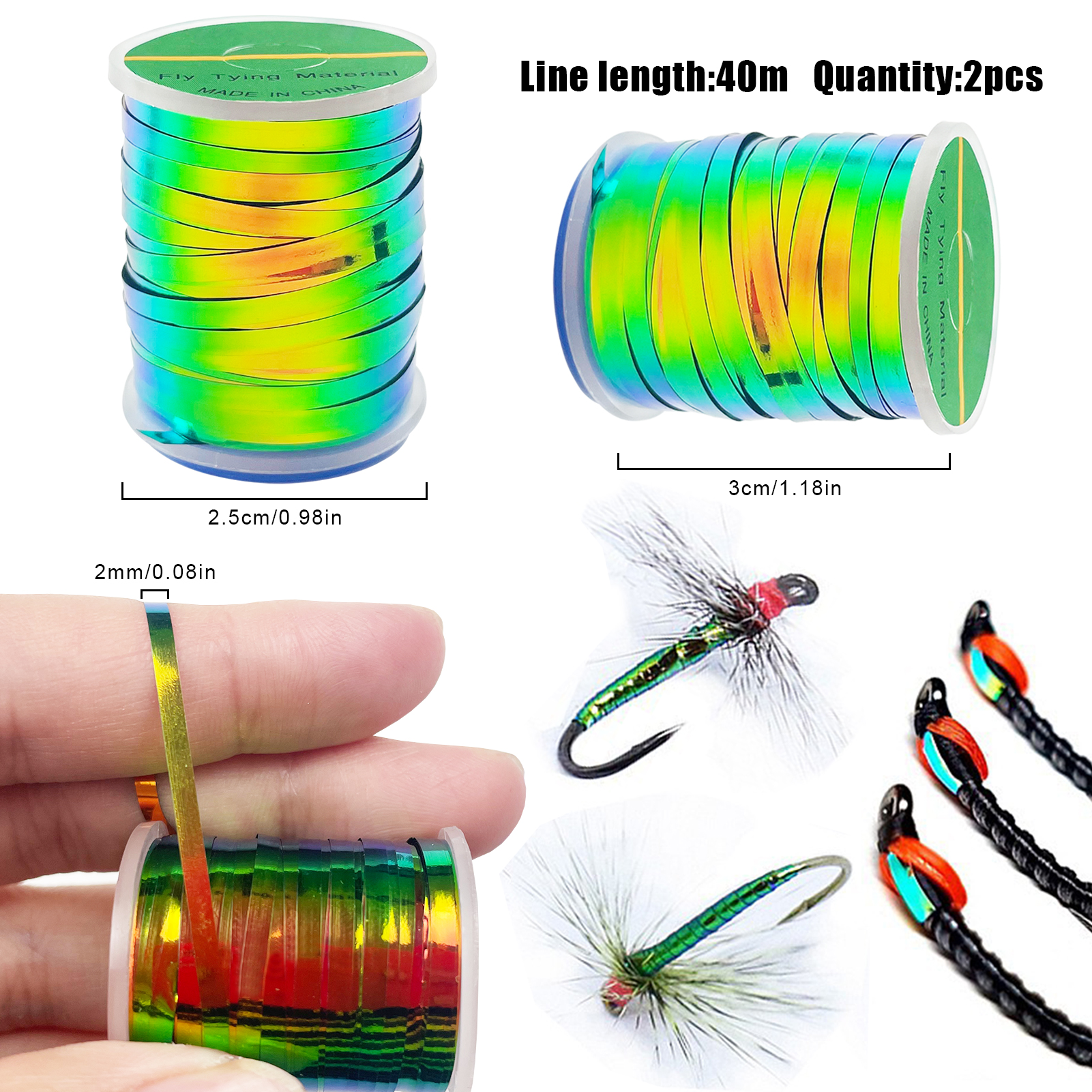 FREE FISHER 107pcs Fly Fishing Mosquitoes DIY Insect Lure Materials Kit Tying Line Fly Hooks Sequins Animals Hair Swivels Beads Fly Baits Set