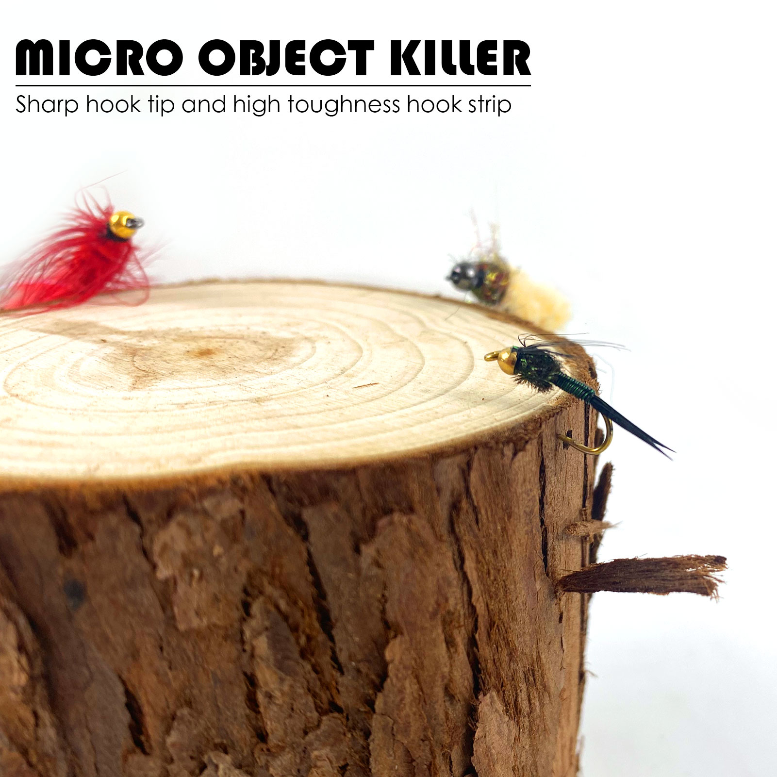 FREE FISHER Fishing Flies Lure Kit,Fly Fishing Feather Baits,Mixed Nymph  Wet/Dry Flies,Streamers Artificial Baits Fly Hooks Box