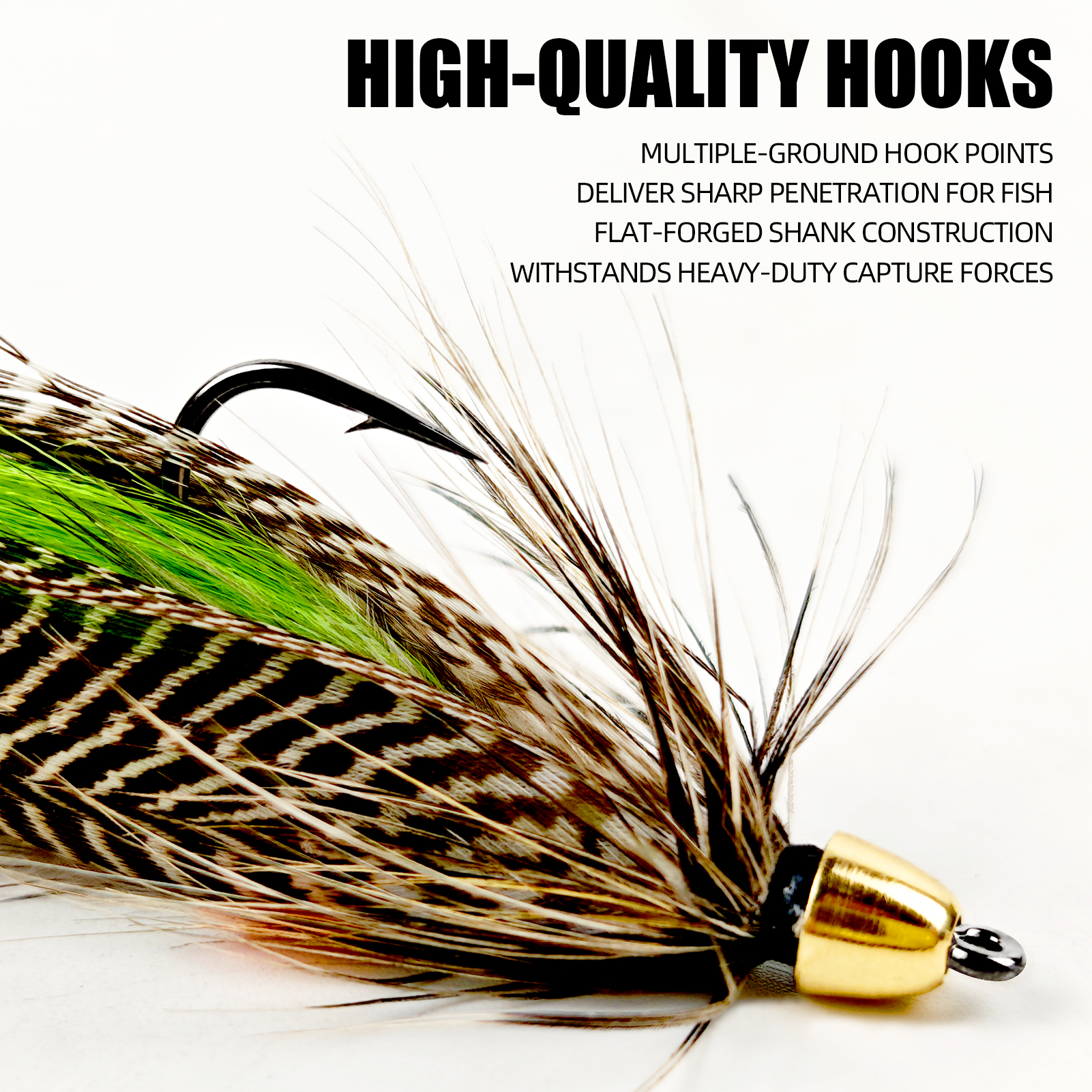 FREE FISHER 26pcs/Box Nymph Fly Assortment,Dry Flies Natural Fly Fishing Baits,Lifelike Parachute Wet Minnow Lure for Trout Bass