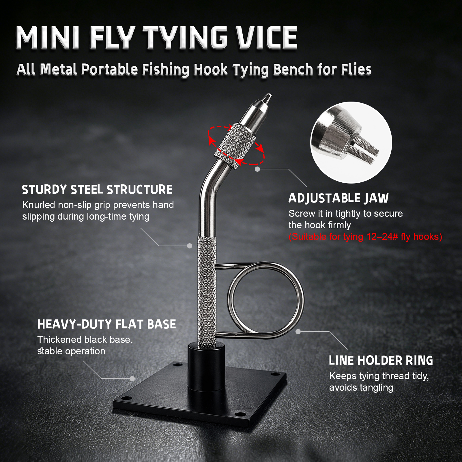 FREE FISHER 135pcs/Lot Fly Fishing Tying Tools Kit,Tying Flies Holder,Whip Finisher Bobin Scissors,Materials Threader Knotter