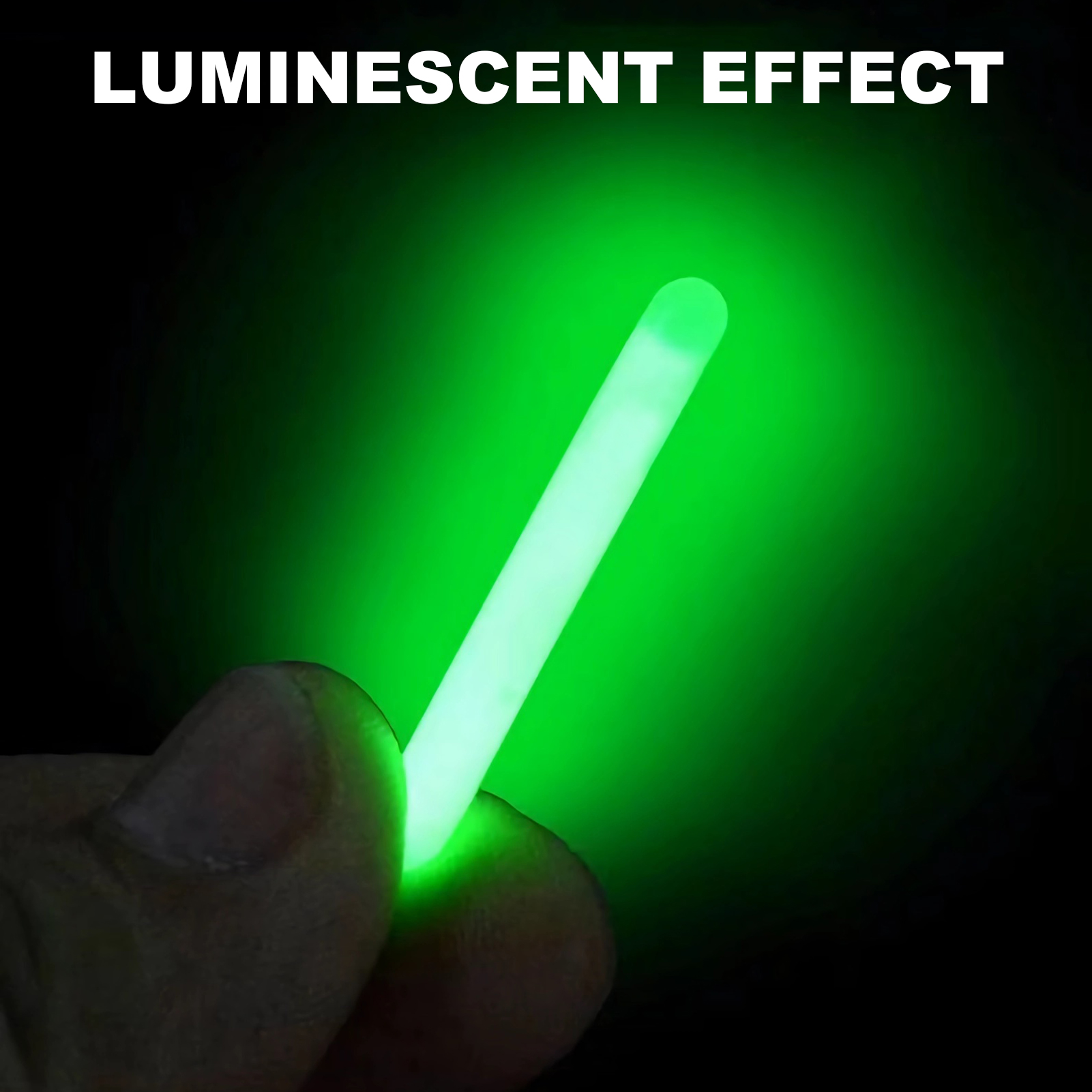 FREE FISHER 600pcs/Lot Fishing Glow Sticks 37mm Fishing Rod Floats Green Fluorescent Lightsticks Bobbers Night Fishing Tackle Accessories