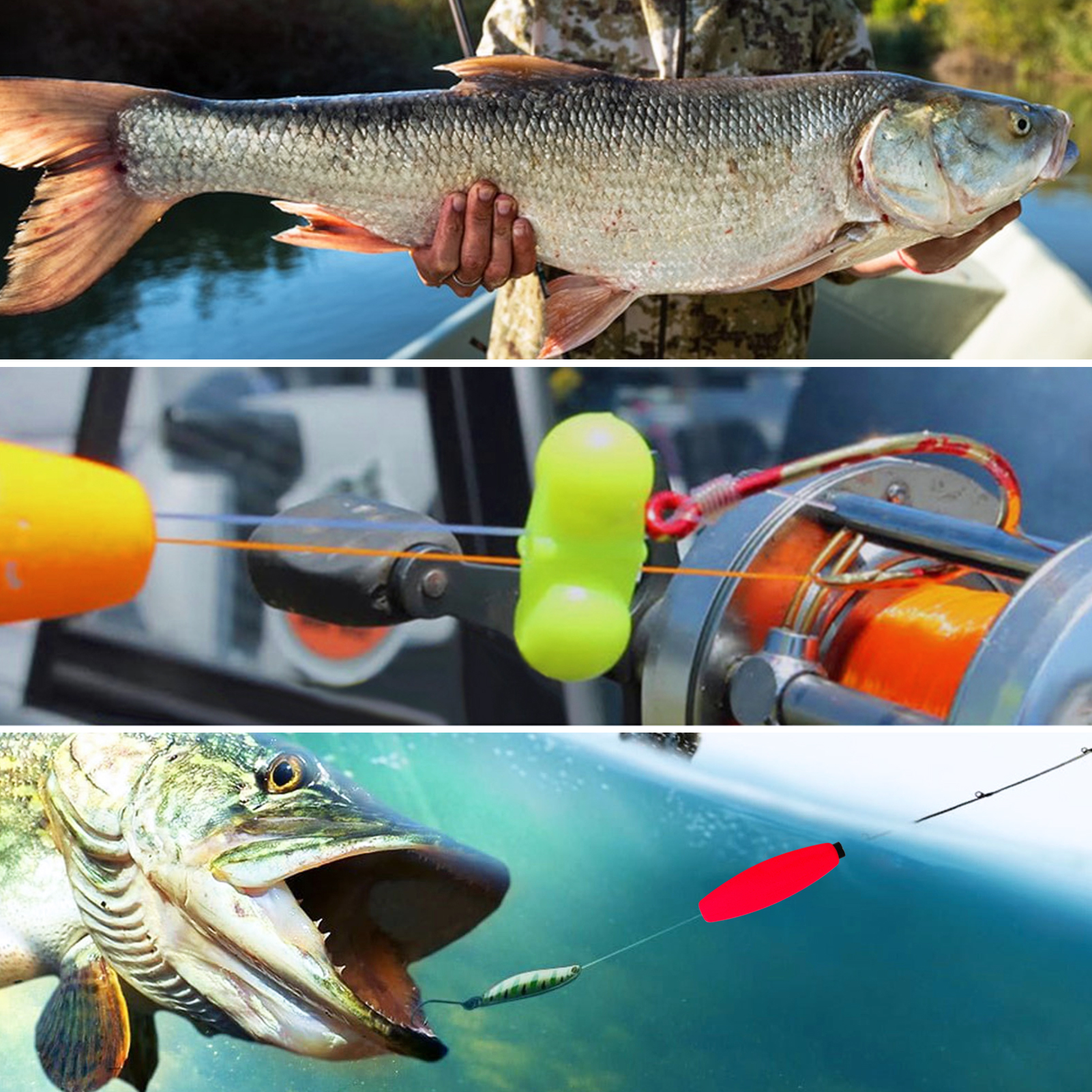 FREE FISHER 212pcs/Lot Foam Fishing Floats Kit with Beads Hooks Space Beans Swivels Fishing Rig Baits Accessories Bobbers Buoy Assorted Set