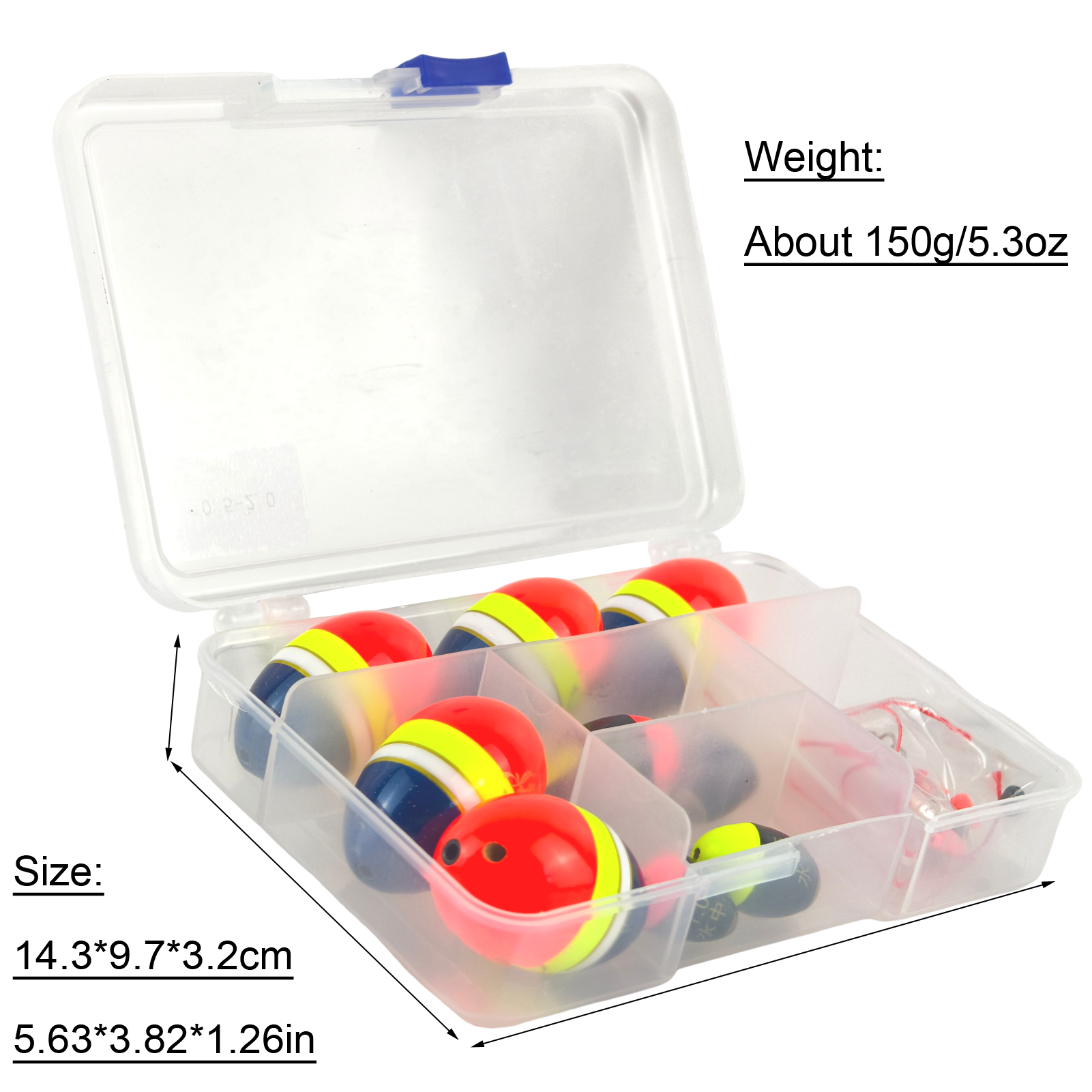 FREE FISHER 38pcs/Lot Rock Fishing Floats Kit,Paulownia Wood Corks Buoy,0.5-2.0 Long Casting Bobber,Apo Float DIY Fishing Rigs