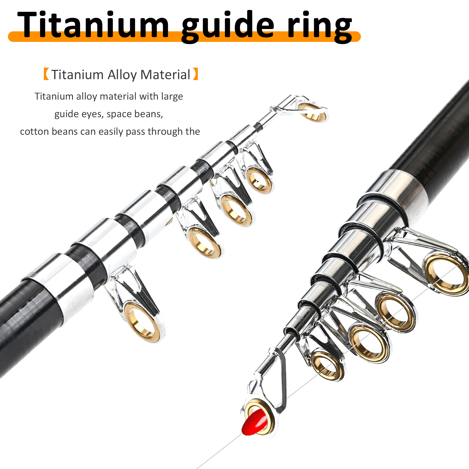 FREE FISHER Portable Folded Fishing Rod Reel One-Piece 1.31m Casting Sea Fishing Telescopic Pole Integrated Spinning Drum Wheel 