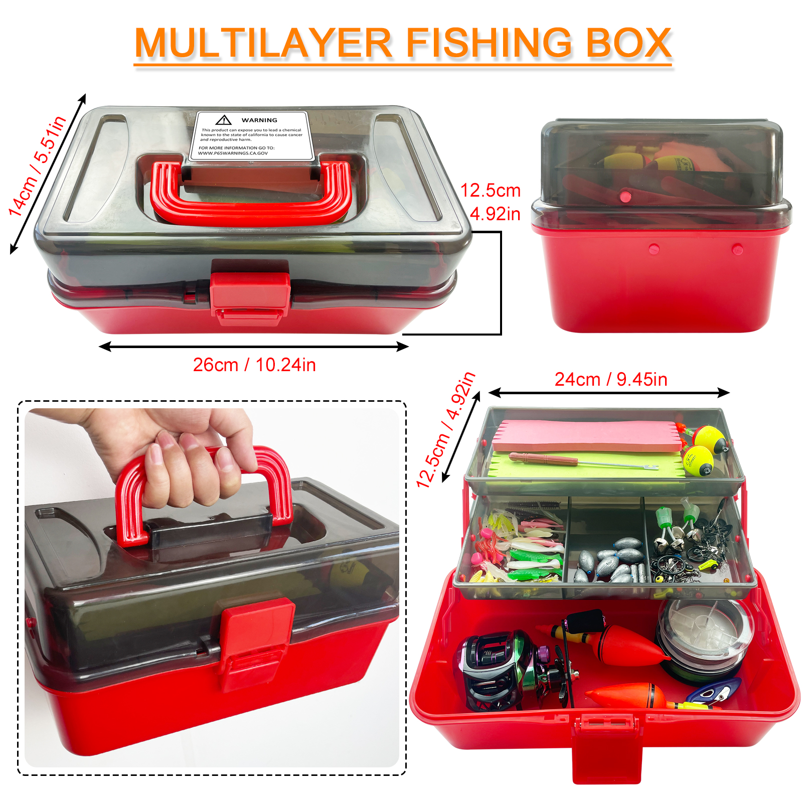 FREE FISHER 141pcs/Lot Baitcasting Reel Set,Rig Baits,Sinkers Swivels,Fishing Accessories Box,Floats PE Braid Line Soft Lures for Bass Perch