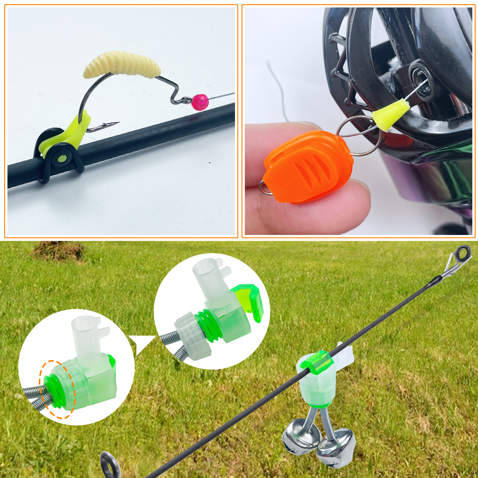 FREE FISHER 141pcs/Lot Baitcasting Reel Set,Rig Baits,Sinkers Swivels,Fishing Accessories Box,Floats PE Braid Line Soft Lures for Bass Perch