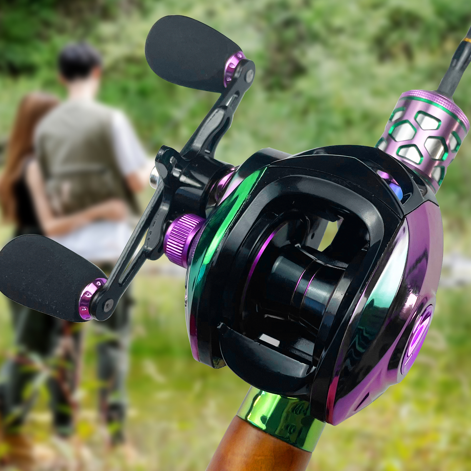 FREE FISHER 134pcs/Lot Fishing Rod Reel Combo,Ultralight 3-Section,Glass Fiber 1.13m Mini Travel Rod,Baitcasting Reel 7.2:1,Flies Lure,Fishing Gear Pack