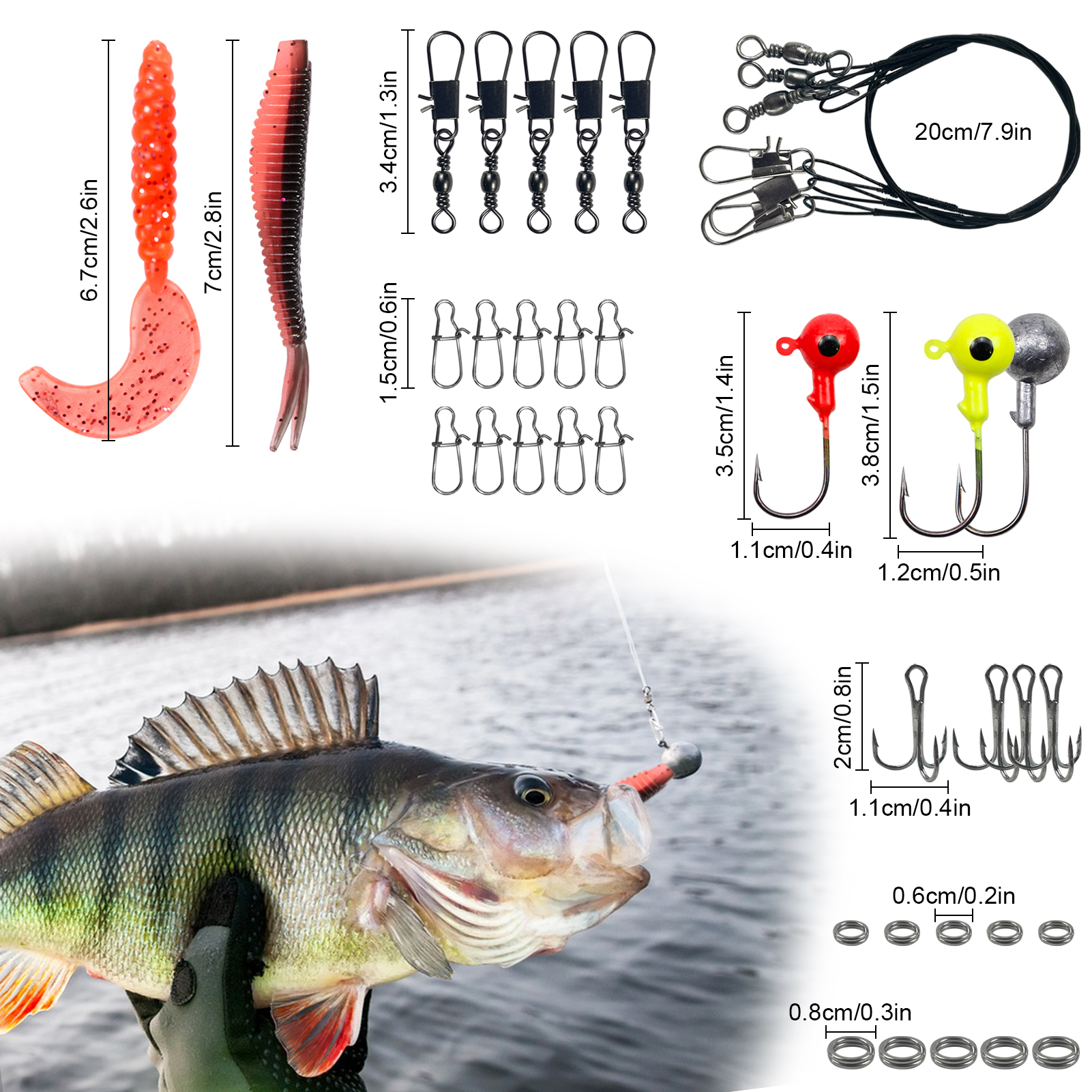 FREE FISHER Sea Fishing Metal Jig Lures,Sinking Metal Spoons Micro Jigging Bait,Mixed Vertical Artificial Lures,Deep Sea Casting Swimbaits