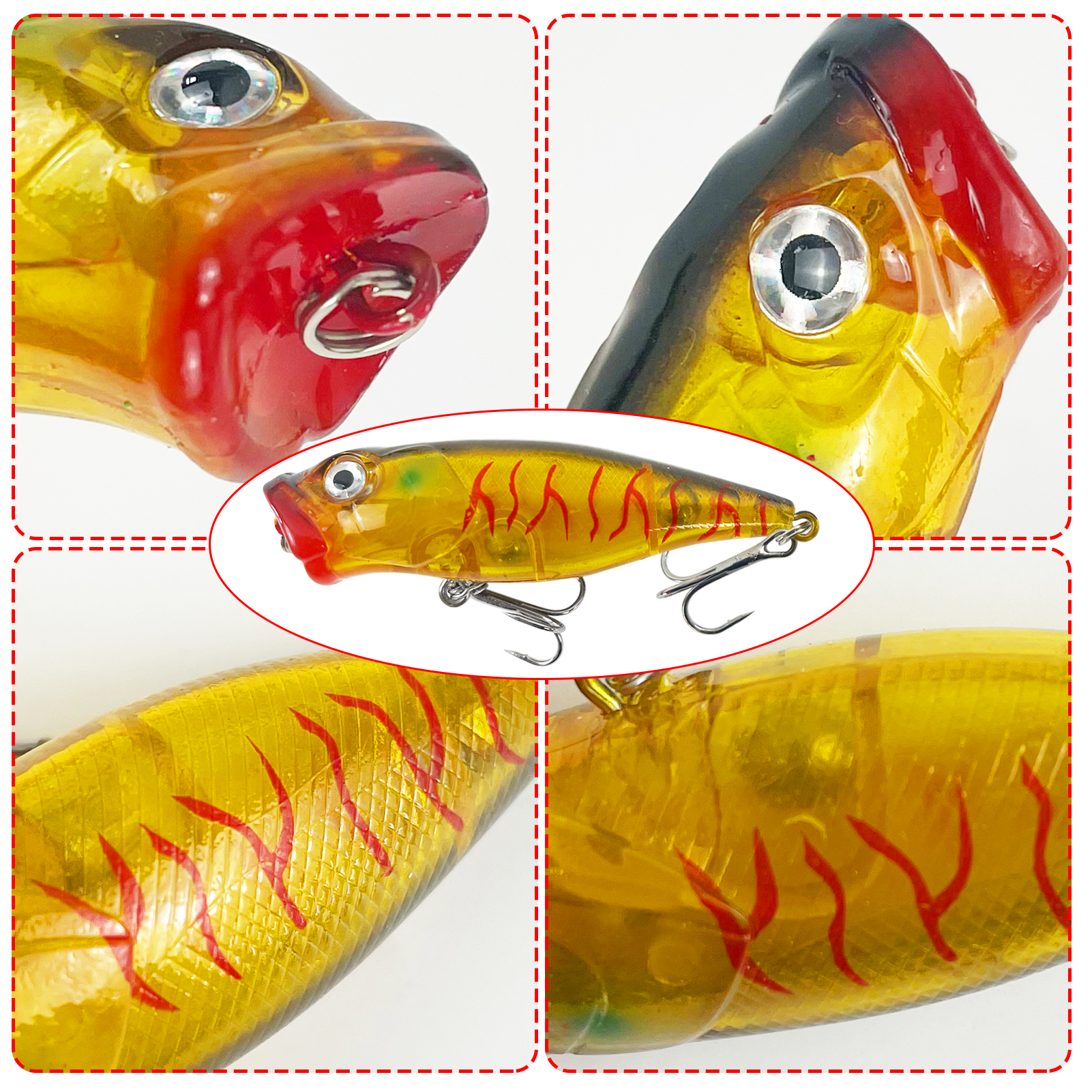 FREE FISHER Bass Fishing Kit,158pcs/Lot Fishing Lures Set with Box,Soft Worms Hard Baits,Mixed Swimbait,Sinkers Snap Accessories