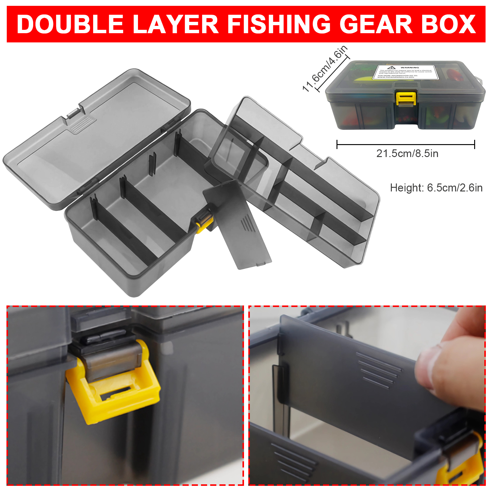 FREE FISHER Bass Fishing Kit,158pcs/Lot Fishing Lures Set with Box,Soft Worms Hard Baits,Mixed Swimbait,Sinkers Snap Accessories