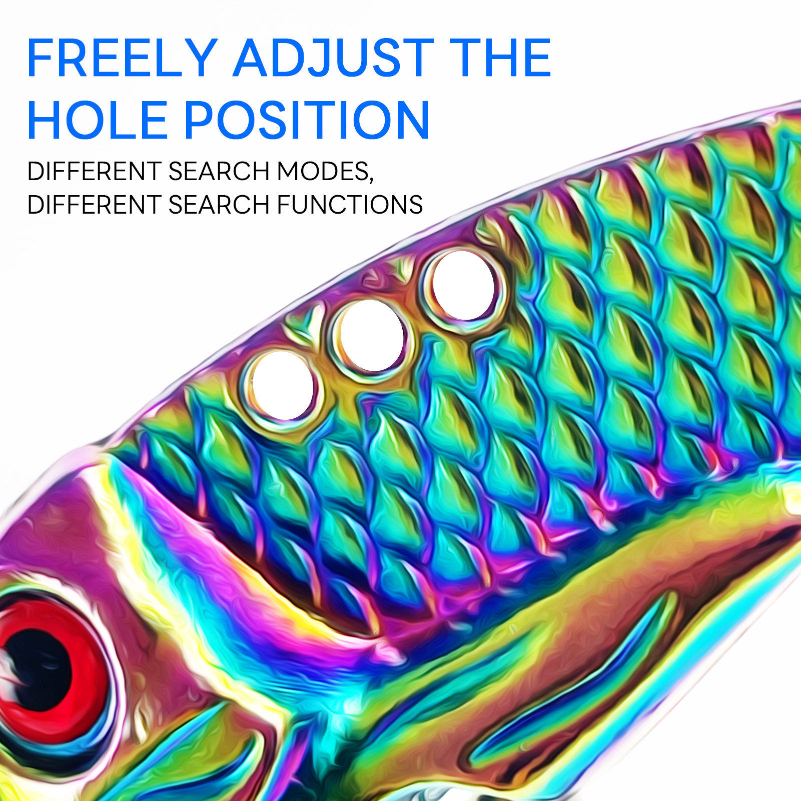 FREE FISHER Fishing VIB Lures Kit,Mixed Size 5-20g Colorful Metal Spoon Bait,Artificial Vibration Bait,Long Casting Swimbaits(Pack of 5)