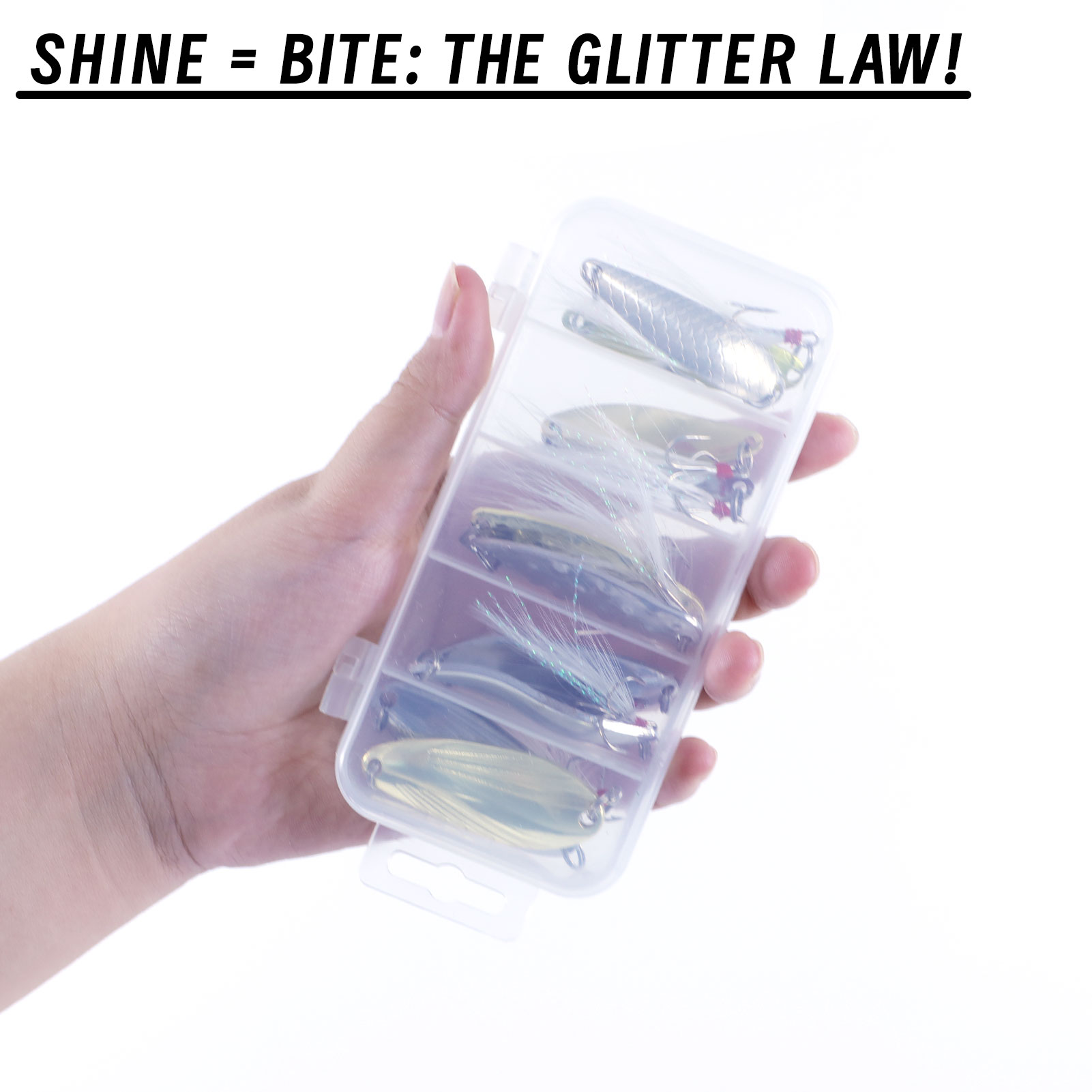 FREE FISHER Fishing Artificial VIB Lures,Spoons Metal Jigs Bait,5-20g MIxed Size Fish Lures with Treble Hook for Trout Pike Bass(Pack of 10)