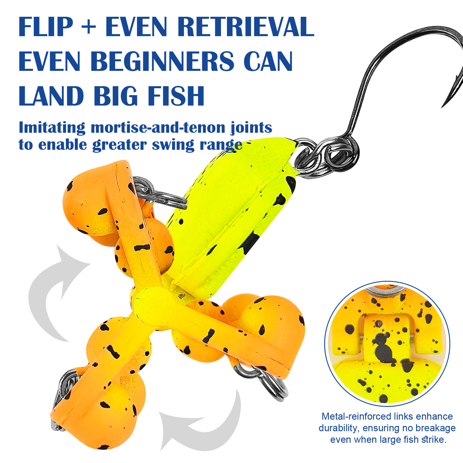 FREE FISHER 5pcs Micro Fishing Swimbaits,Multi-Segment Artificial Bait,2.9cm 2g 2-Section Mini Jointed Lure for Bass Trout Perch  ﻿ 