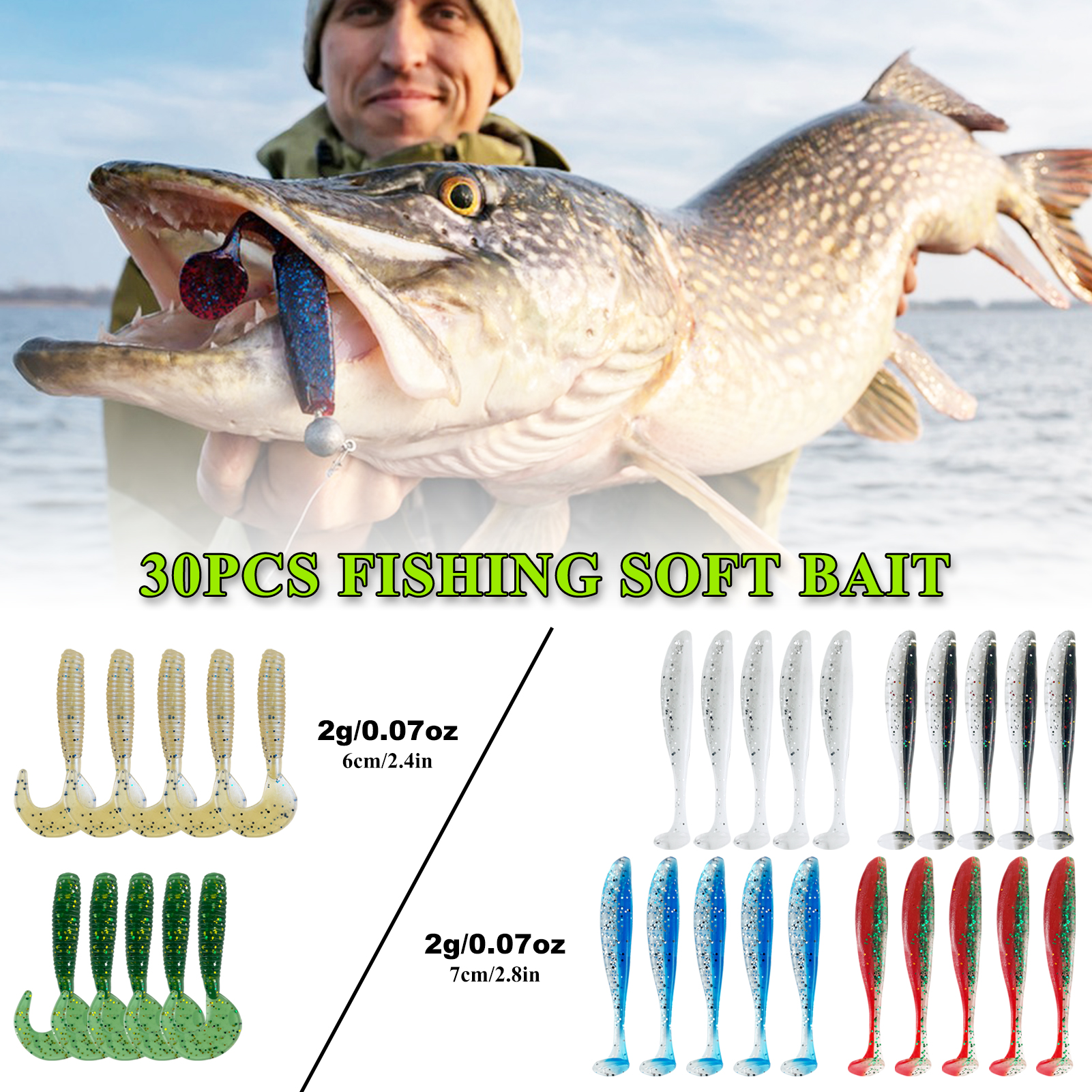 FREE FISHER Fishing Metal VIB Lure Kit,159pcs/Lot Sinking Wobbler Vibration Baits,Hard Lures Jig Hooks,Soft Worms Fishing Tools