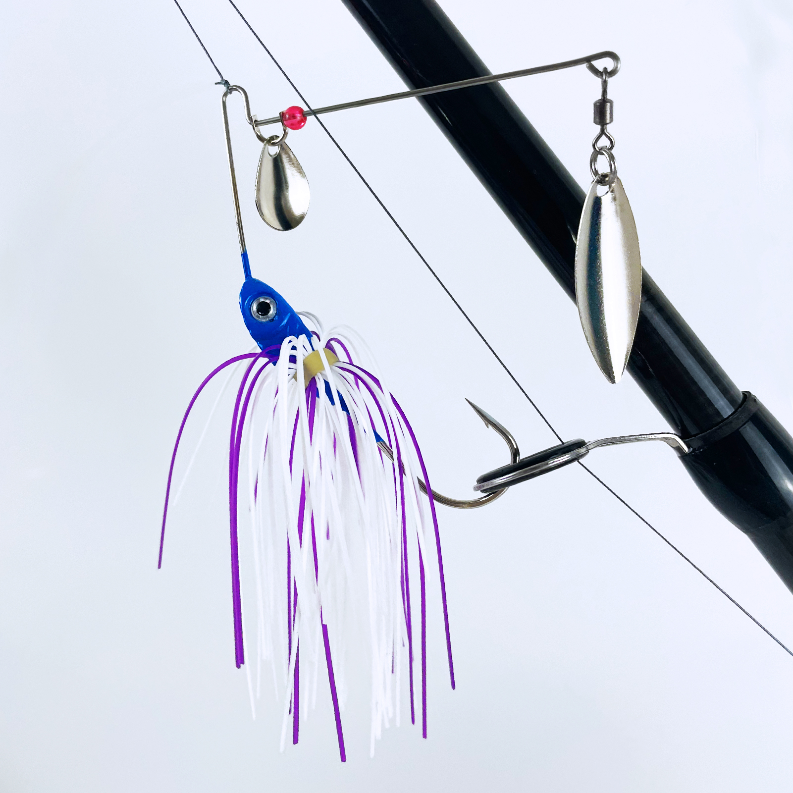 FREE FISHER Fishing Buzzbaits Kit,Metal Bladed Spinner Baits,Fishing Jig Lures with Rubber Skirts,Noise Spinnerbaits for Trout