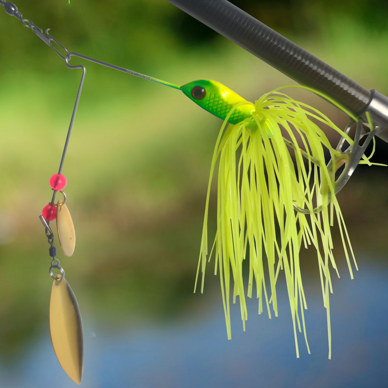 FREE FISHER 5pcs/Lot Fishing Spinnerbaits,Rubber Skirts,Metal Sequins Jig Head Hooks,10cm 20g Simulation Buzzbaits Fishing Lure