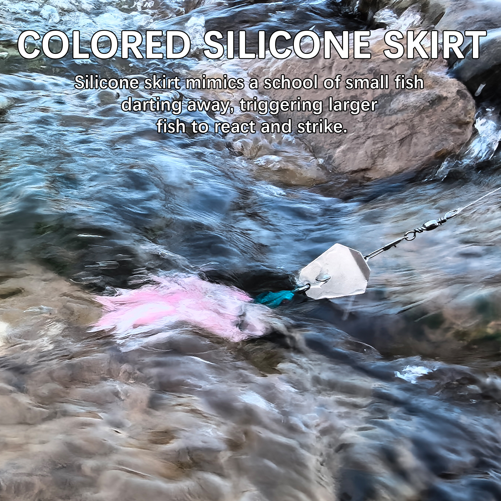 FREE FISHER Fishing Buzzbaits,Crankhook Bladed Spinnerbaits,Jig Head Hook with Rubber Skirts,Chatterbaits Lures for Bass/Pike(Pack of 5)