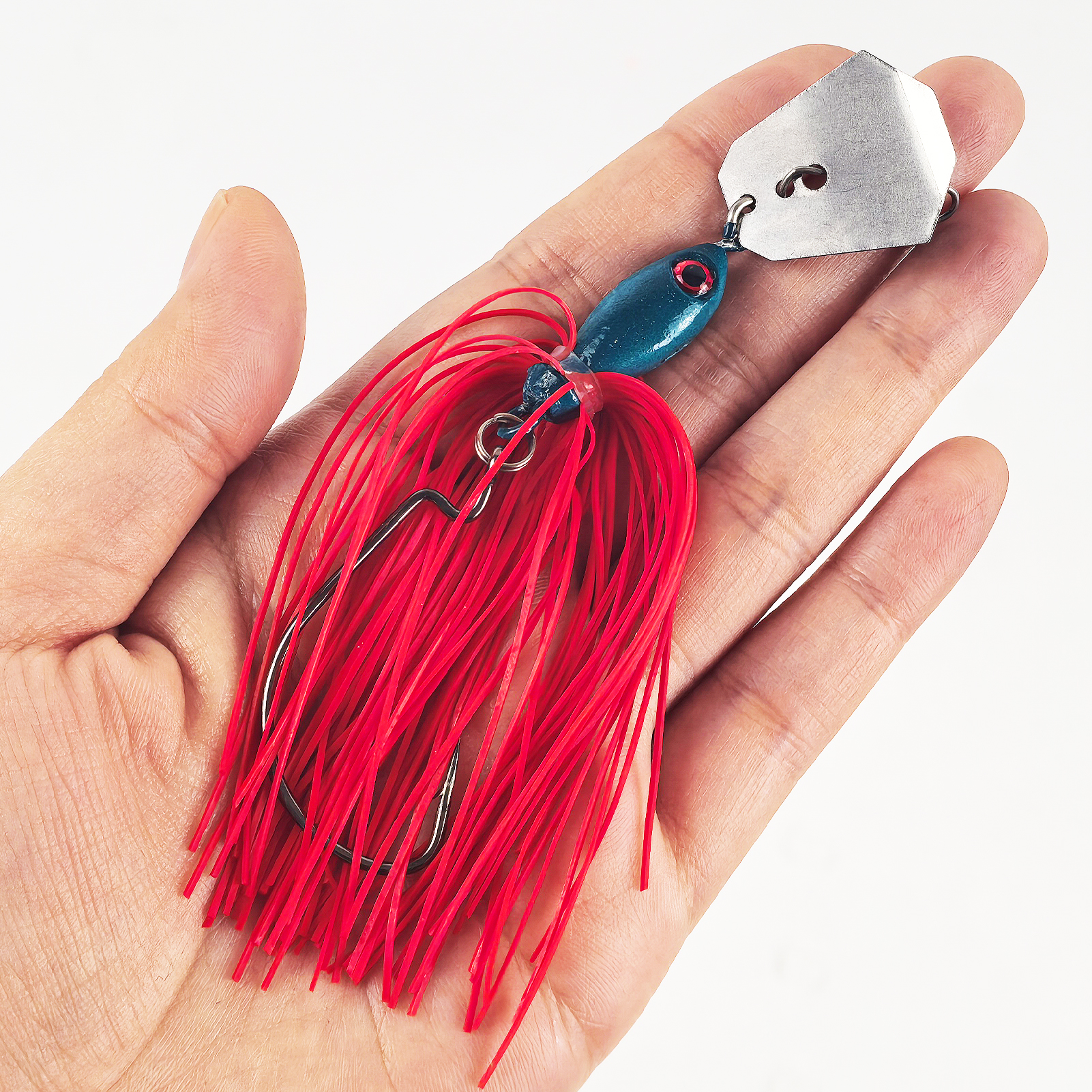 FREE FISHER Fishing Buzzbaits,Crankhook Bladed Spinnerbaits,Jig Head Hook with Rubber Skirts,Chatterbaits Lures for Bass/Pike(Pack of 5)