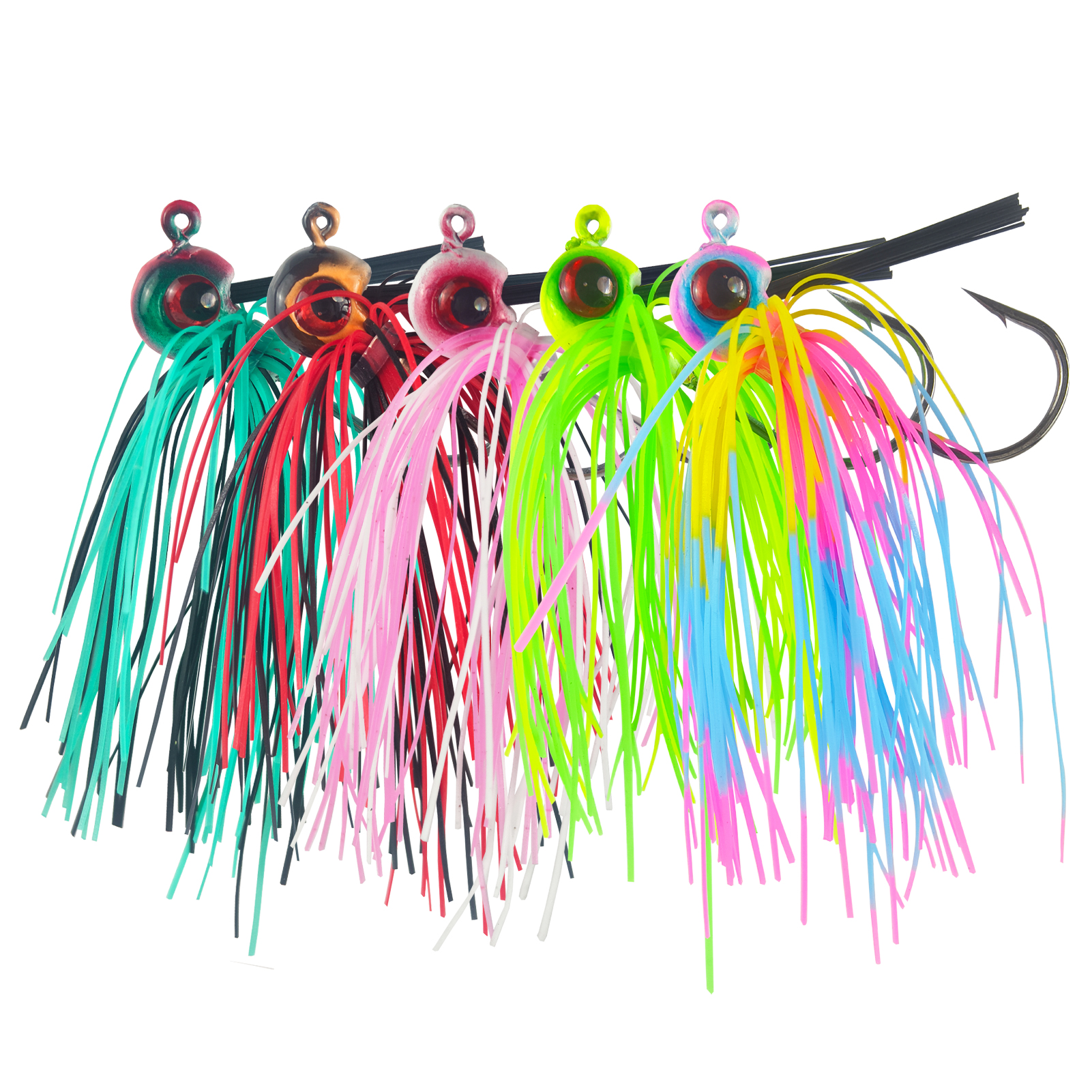 FREE FISHER Fishing Buzzbaits Kit,Metal Bladed Spinner Baits,Fishing Jig Lures with Rubber Skirts,Noise Spinnerbaits for Trout