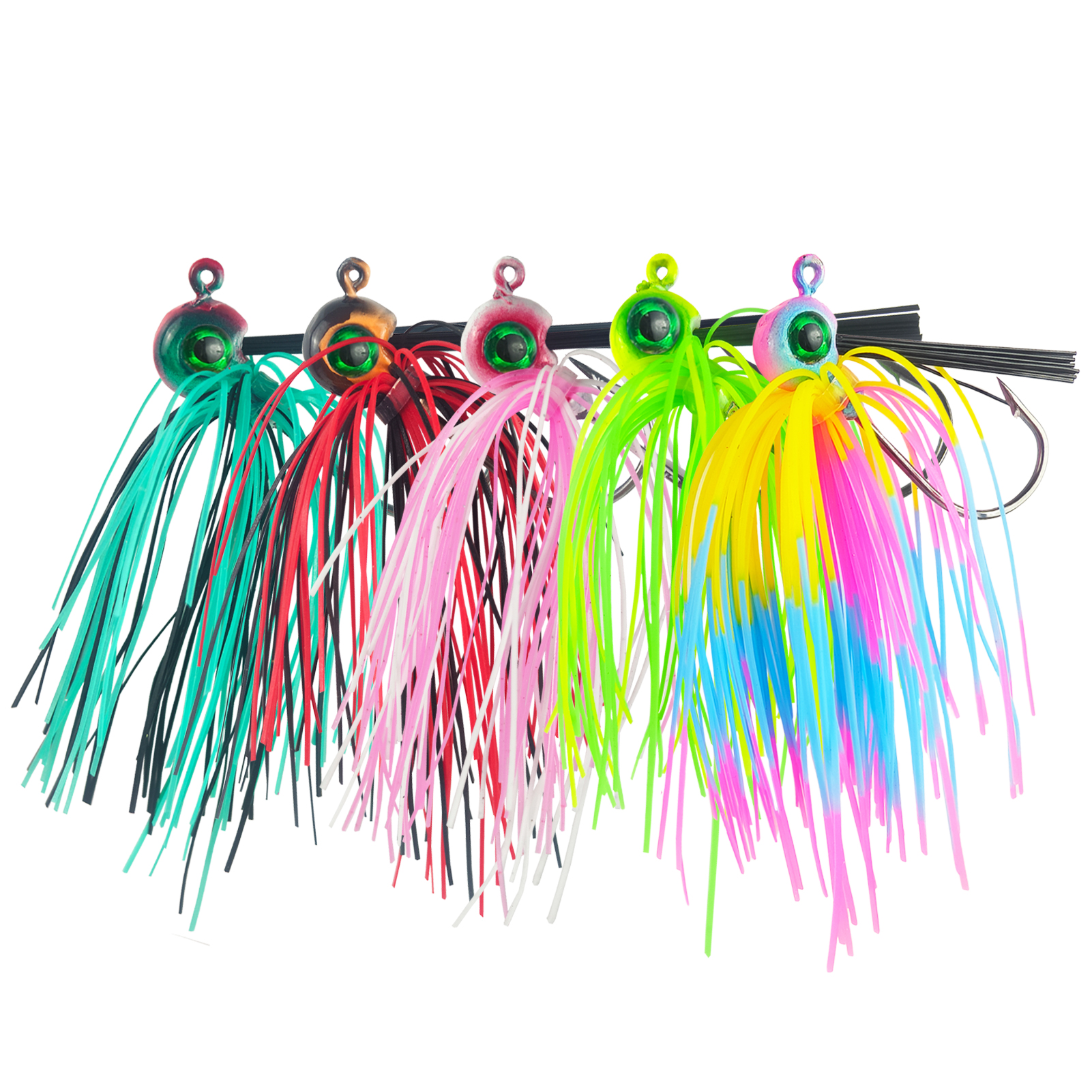 FREE FISHER Fishing Buzzbaits Kit,Metal Bladed Spinner Baits,Fishing Jig Lures with Rubber Skirts,Noise Spinnerbaits for Trout