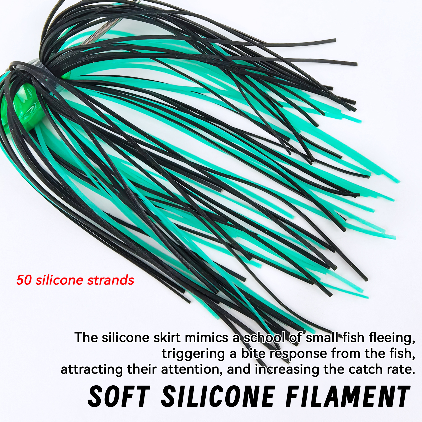 FREE FISHER 5pcs/Lot Bladed Jig Fishing Lures,6.5cm 14.9g Vibrating Buzz Baits,Silicone Skirts Swim Jigging Hooks Chatterbaits for Bass Pike