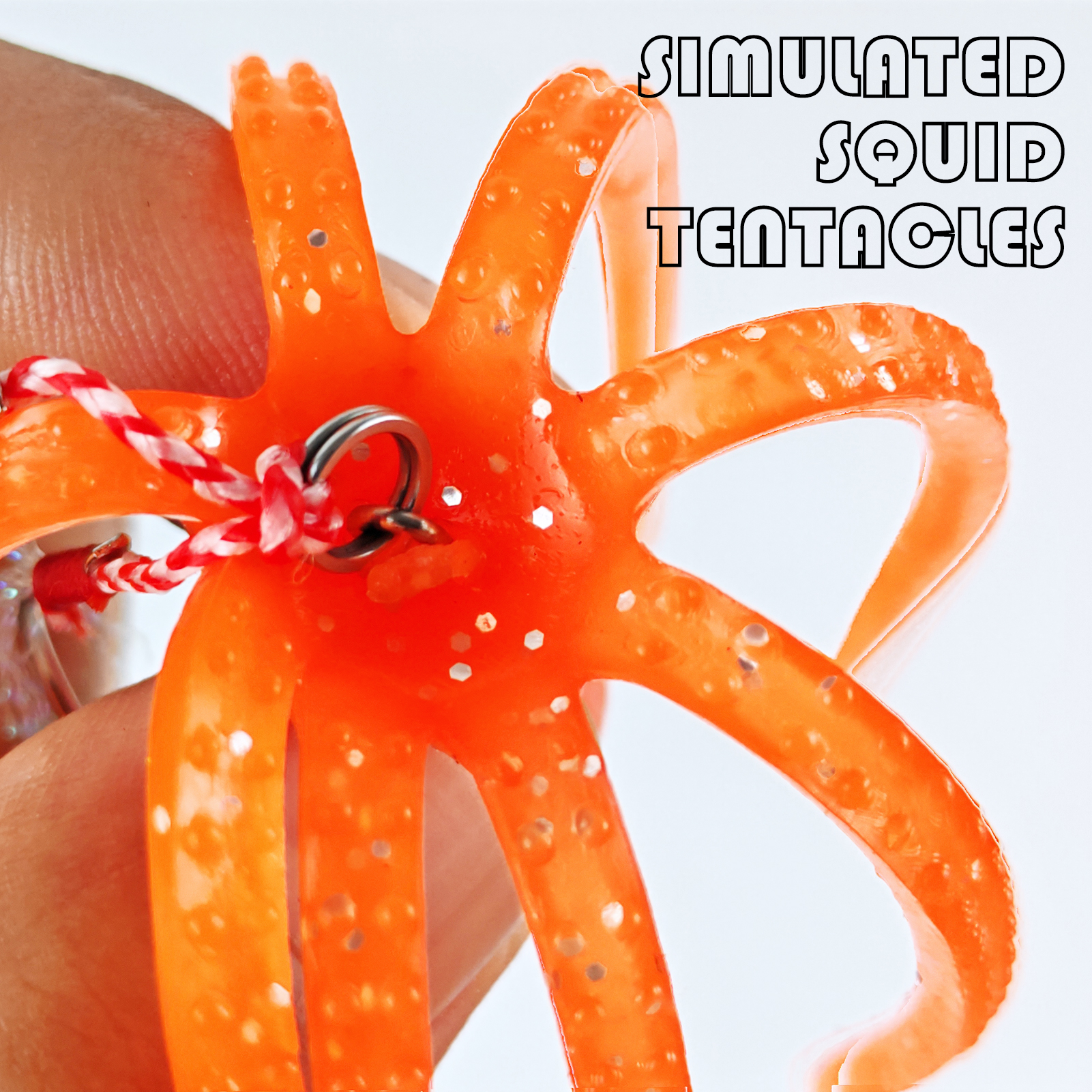 FREE FISHER Fishing Octopus Lures,11cm 22g Squid Skirts Baits Jig Head Hook,Sea Fishing Cuttlefish Baits,Artificial Trolling Swimbaits(Pack of 5)