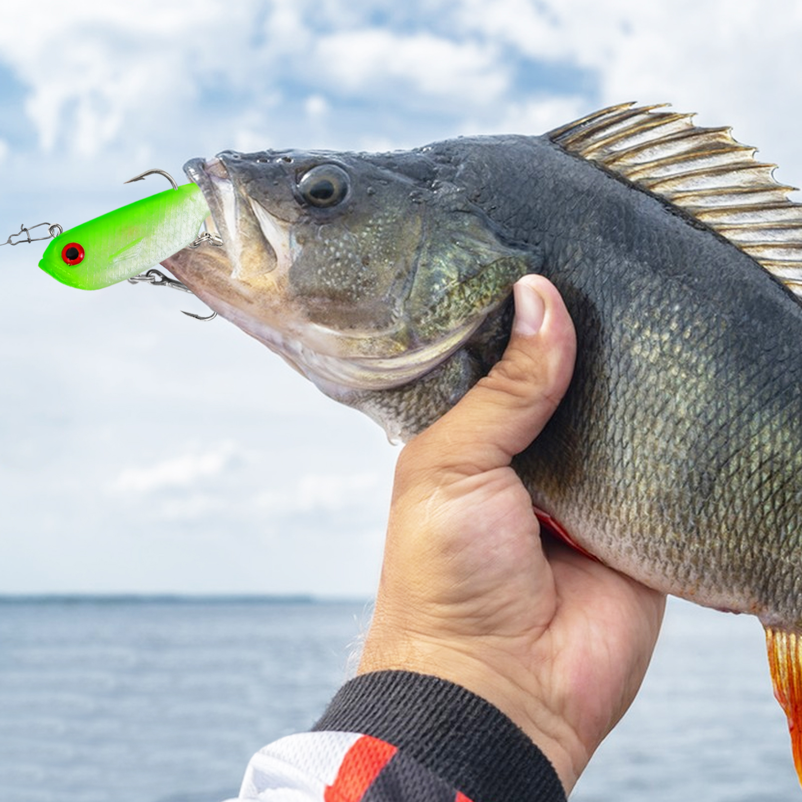 FREE FISHER Wobblers Swimbait for Trout Bass,Spinner Fish Soft Baits,6.5cm/12g Spoon Sequins Jig Head Artificial Lures 7cm/17.7g