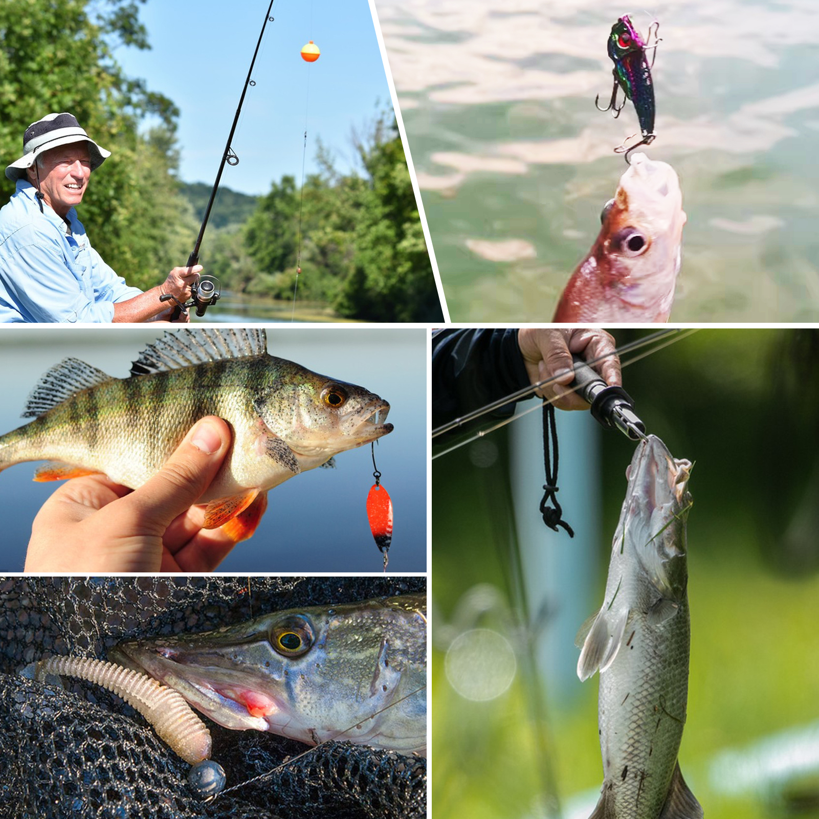 FREE FISHER 85pcs/Box Fishing Tackle Gift Box,Mixed Lures Hooks,Fishing Gripper Pliers,Hooks Swivels,Floats Line Accessories Kit