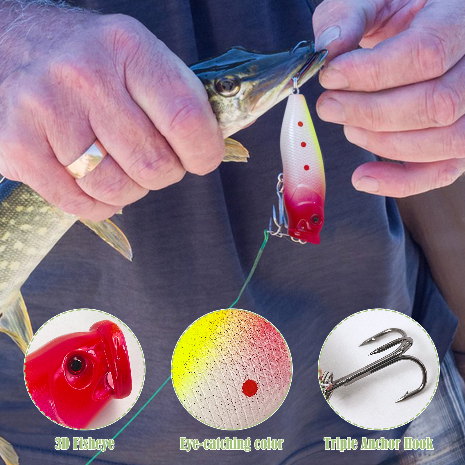 FREE FISHER 85pcs/Box Fishing Tackle Gift Box,Mixed Lures Hooks,Fishing Gripper Pliers,Hooks Swivels,Floats Line Accessories Kit