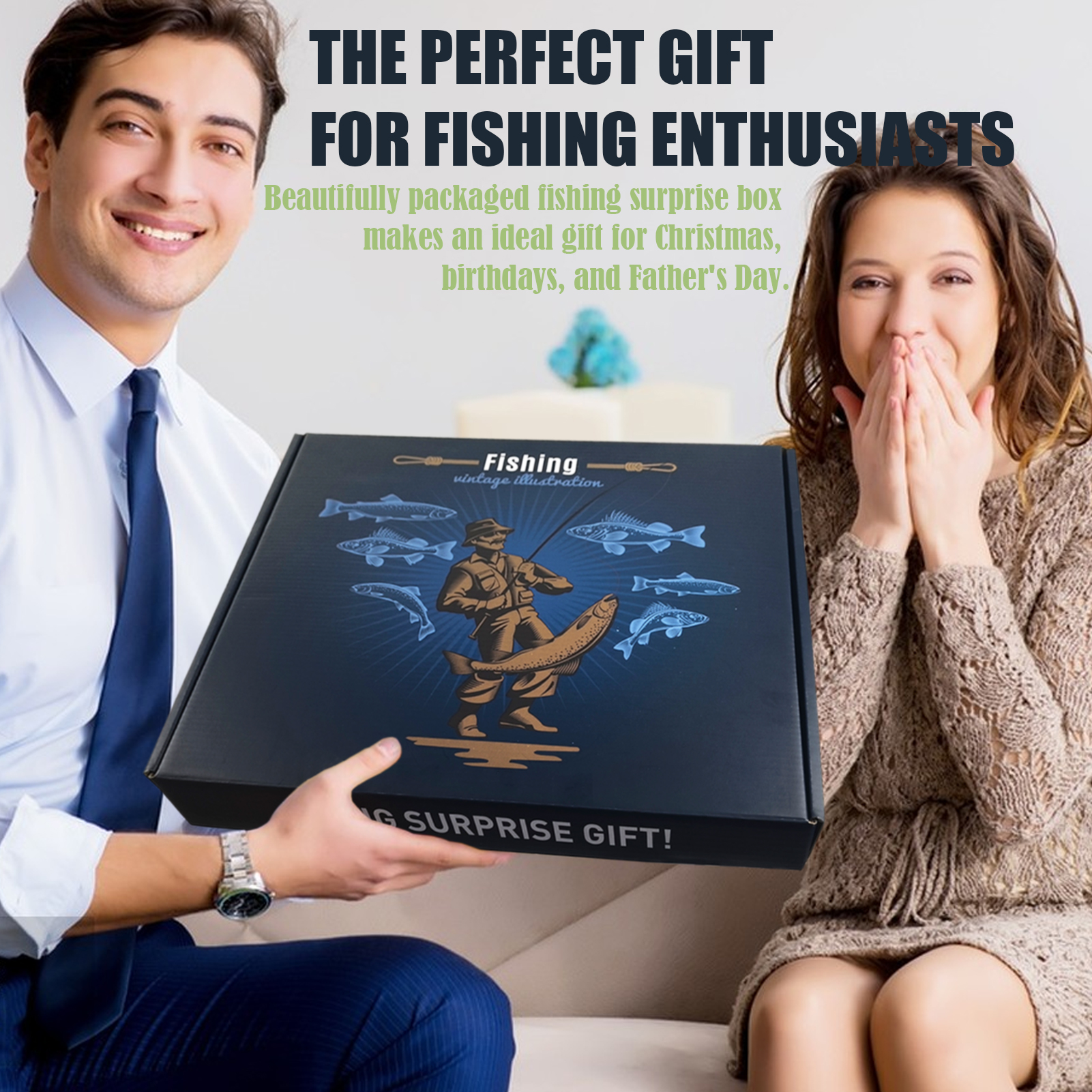 FREE FISHER 85pcs/Box Fishing Tackle Gift Box,Mixed Lures Hooks,Fishing Gripper Pliers,Hooks Swivels,Floats Line Accessories Kit