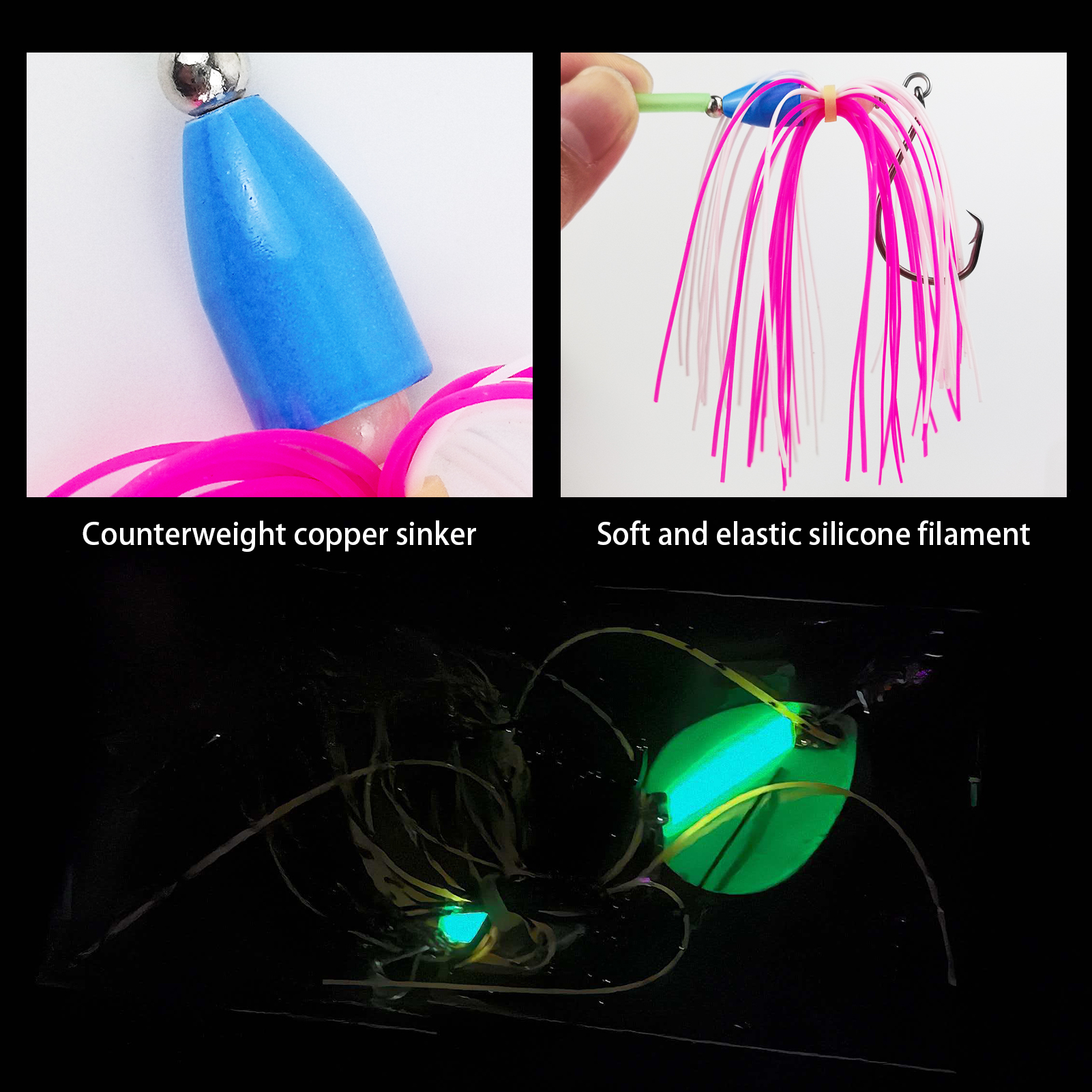 FREE FISHRE 3pcs/Lot Fishing Spinnerbaits,11cm 9g Single Hook Inline Spinners,Sinker Weights Trout Trolling Lures for Bass Pike 