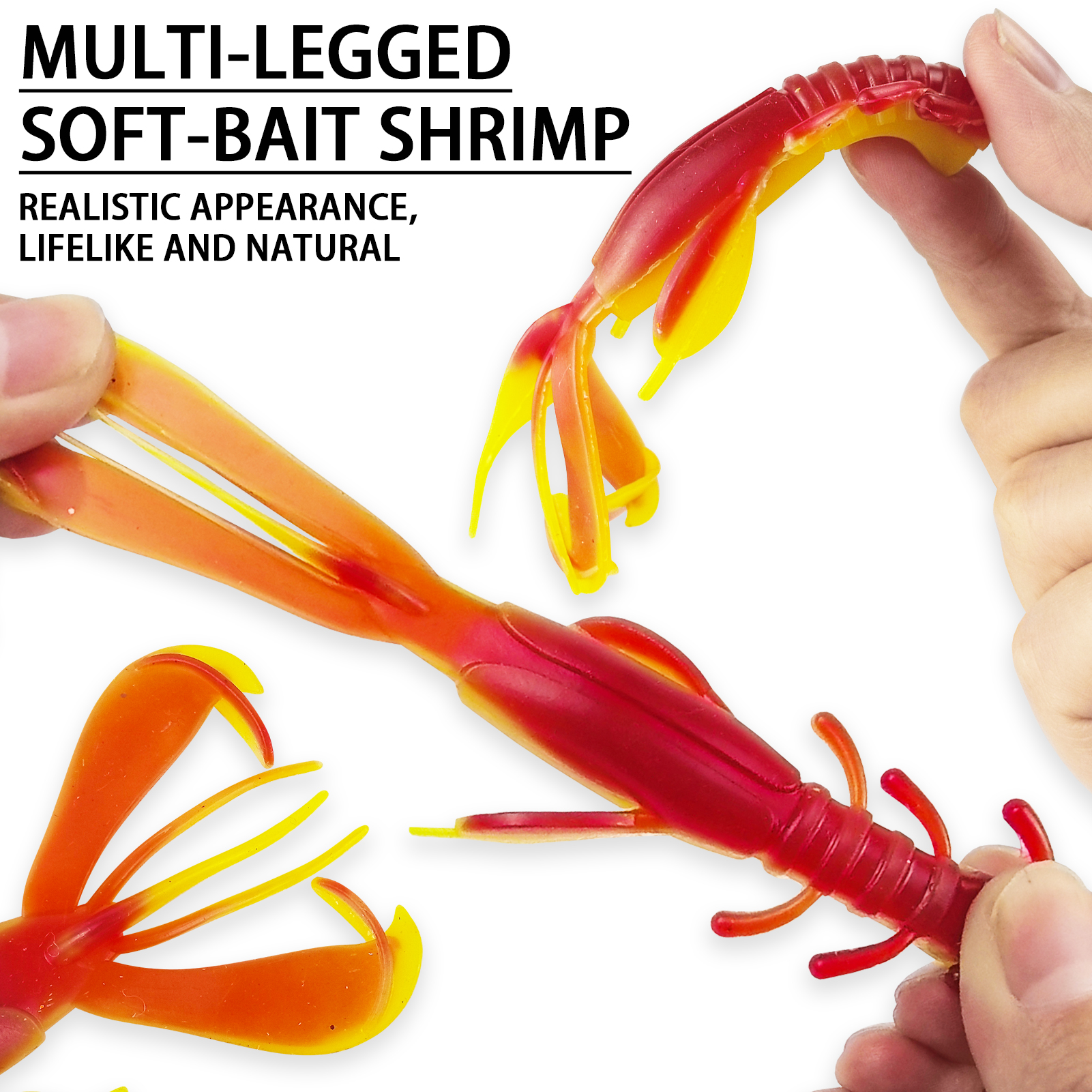 FREE FISHER Reds for Spring,Fishing Quality Lures Kit,22pcs/Box Crankbaits Soft Worm,Blade Spinnerbaits,Frogs Jig Head Buzz Bait 