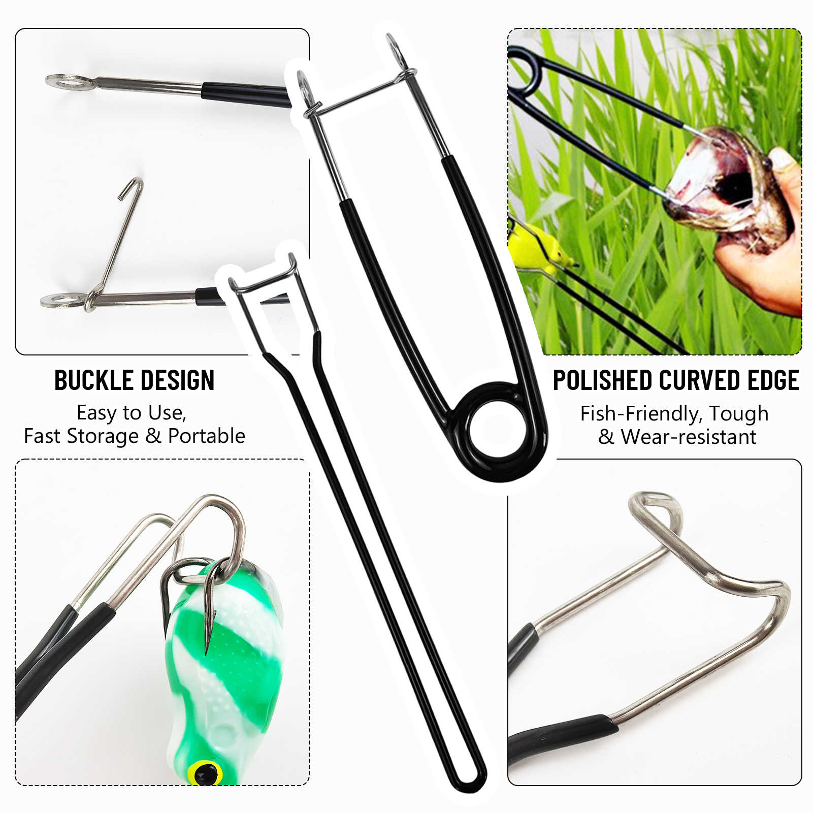 FREE FISHER 20pcs/Lot Thunder Frogs Kit,Topwater Soft Frog Baits Creature Lures,Offset Crankhooks with Fishing Tools Tackle Box