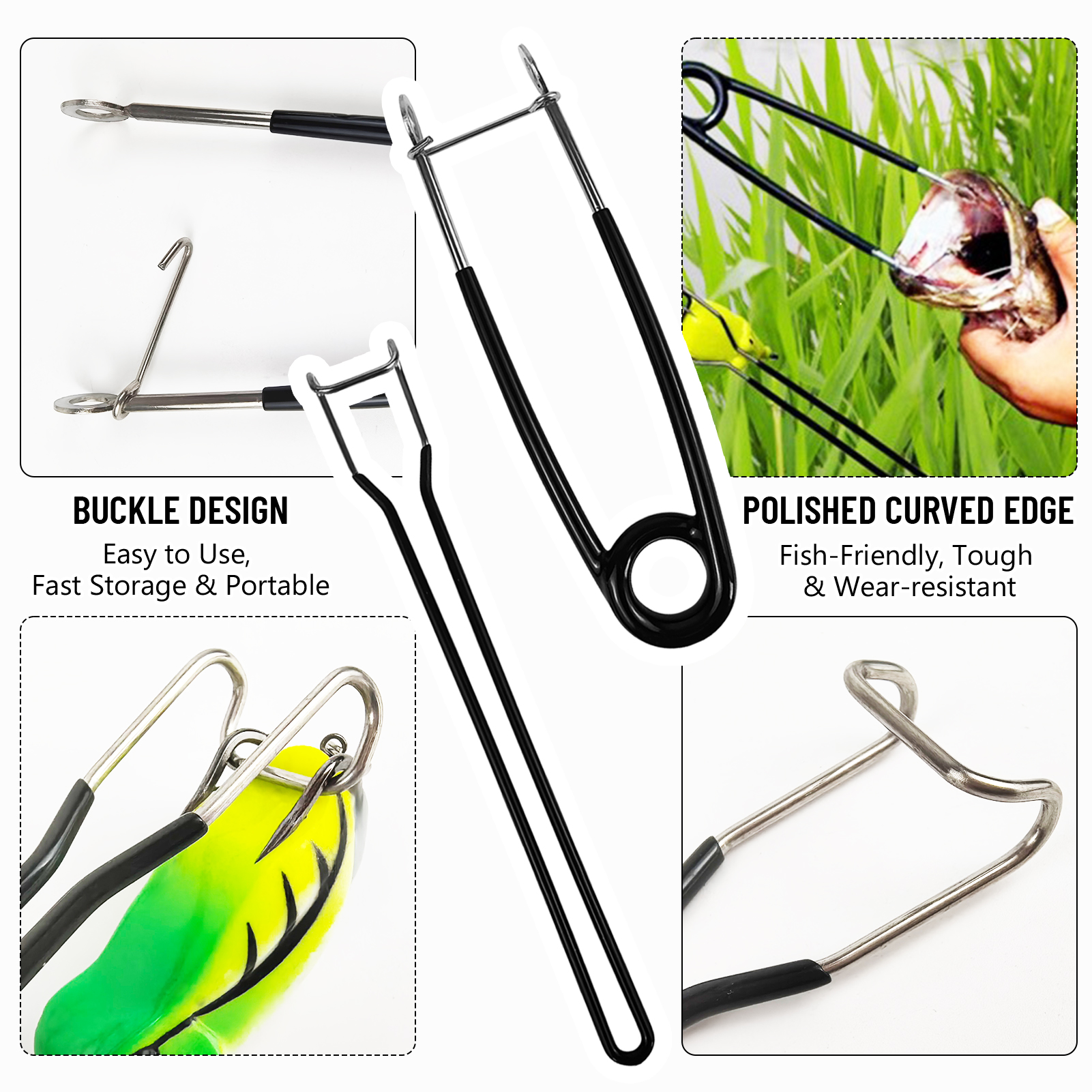 FREE FISHER 20pcs/Lot Thunder Frogs Kit,Topwater Soft Frog Baits Creature Lures,Offset Crankhooks with Fishing Tools Tackle Box