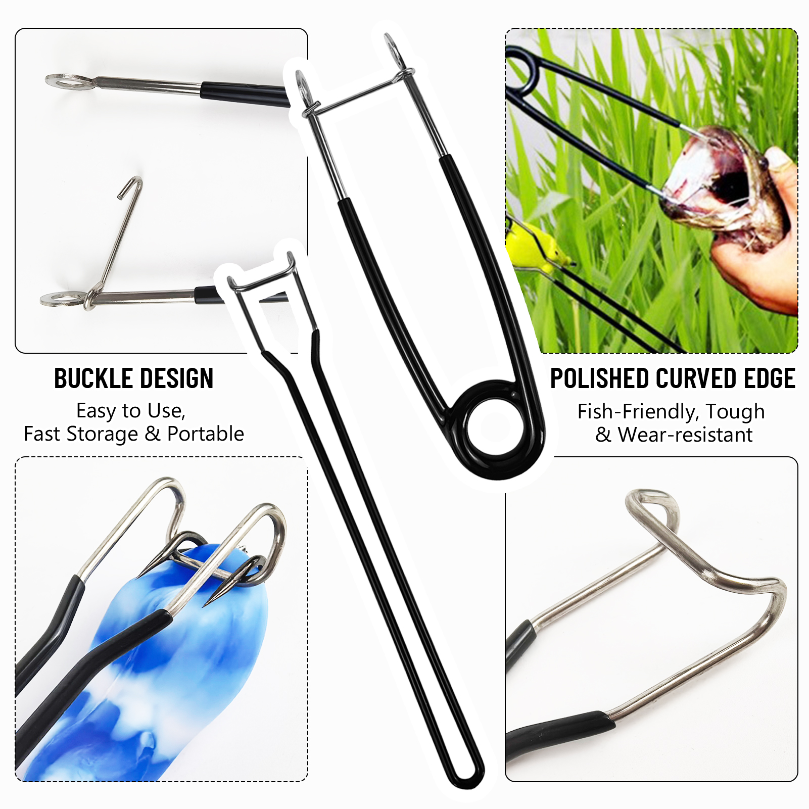 FREE FISHER 20pcs/Lot Thunder Frogs Kit,Topwater Soft Frog Baits Creature Lures,Offset Crankhooks with Fishing Tools Tackle Box