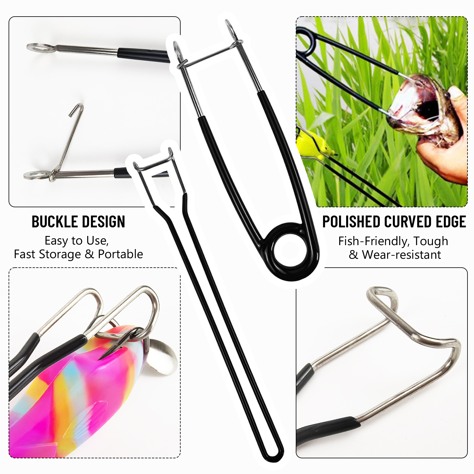 FREE FISHER 20pcs/Lot Thunder Frogs Kit,Topwater Soft Frog Baits Creature Lures,Offset Crankhooks with Fishing Tools Tackle Box