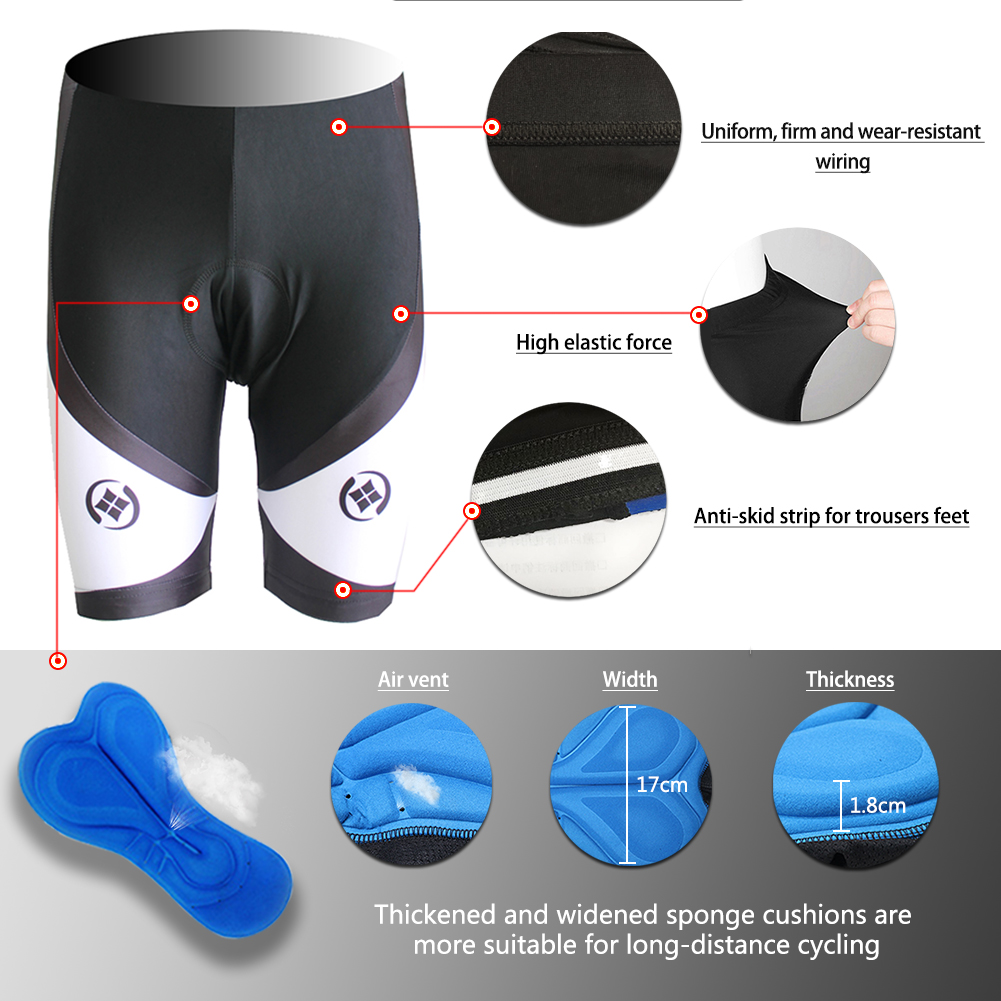 FREE FISHER Mens Biking Wear Short Sleeve MTB Road Cycling Jersey Set Quick-Dry Breathable Bicycle Cloyhing with 3D Silicone Cushion Shorts