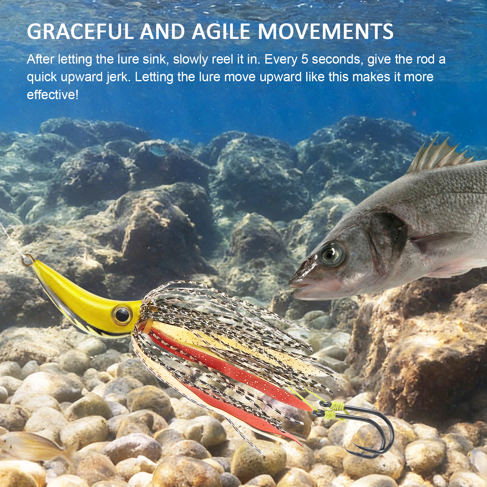 FREE FISHER 2pcs/Lot Lead Head Hook Iron Plate Jigs with Double-Hook,6.5cm 65g Sea Fishing Lures,Rubber Skirts Sinking Baits 