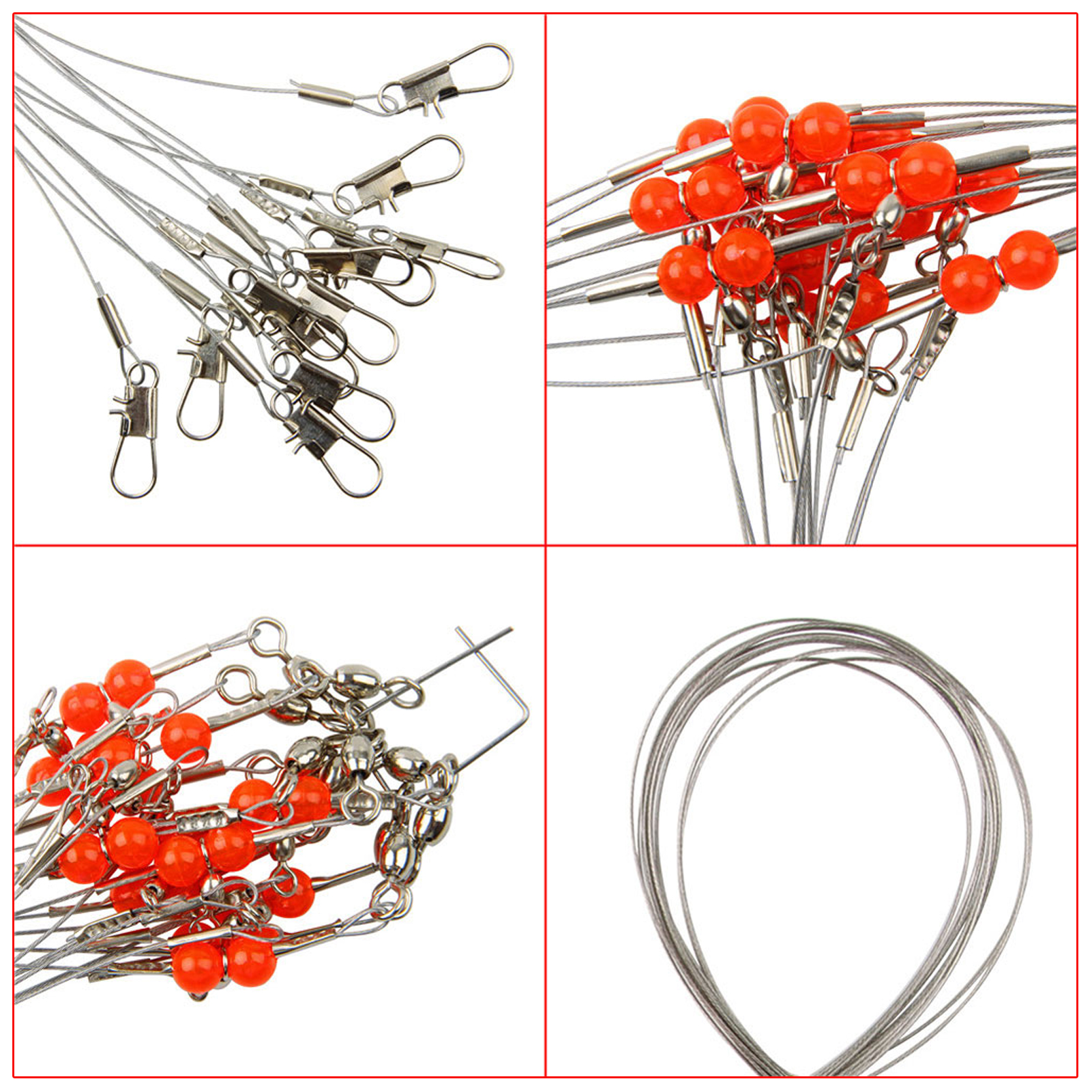 FREE FISHER 31pcs Carp Fishing Tackle Kit Weedless Treble Hooks 2-4g Wood Floats 3-Arm Steel Wire Double Fishhook Trolling Positioning Pin