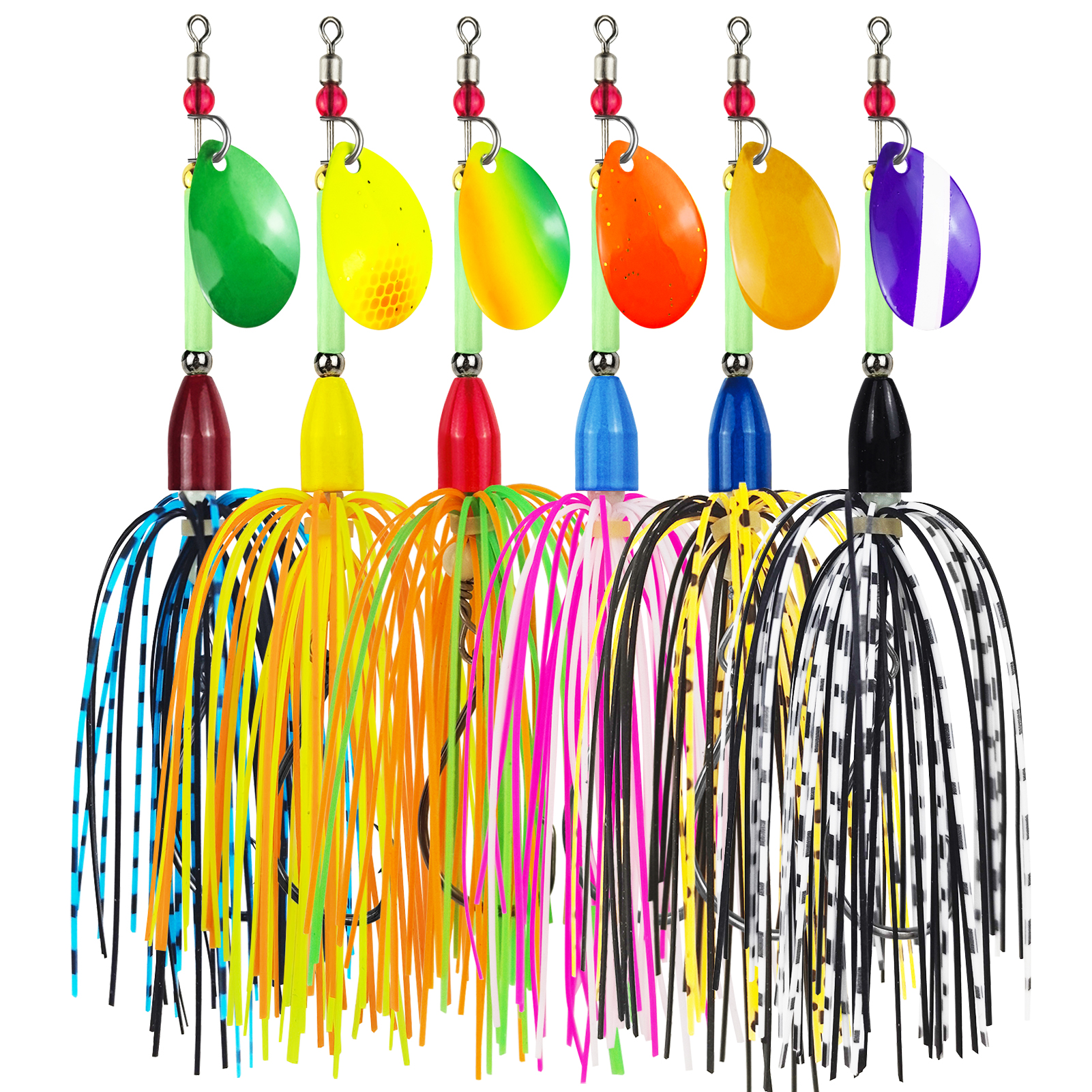 FREE FISHRE 3pcs/Lot Fishing Spinnerbaits,11cm 9g Single Hook Inline Spinners,Sinker Weights Trout Trolling Lures for Bass Pike 