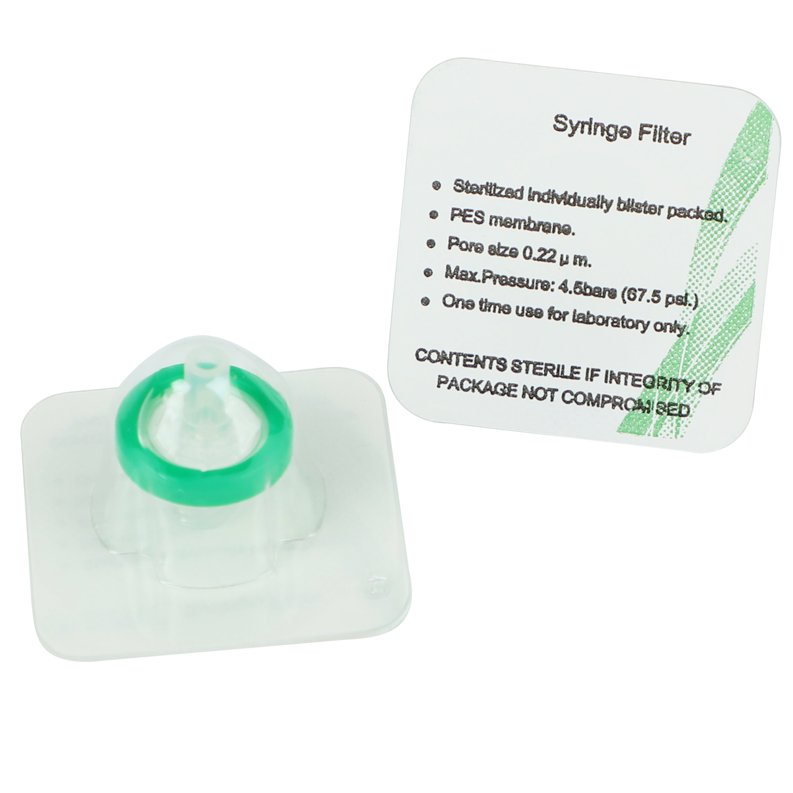 ADAMAS-BETA Syringe Filter Sterile PES Hydrophilic Filtration Sterile PES Membrane Individually Packed