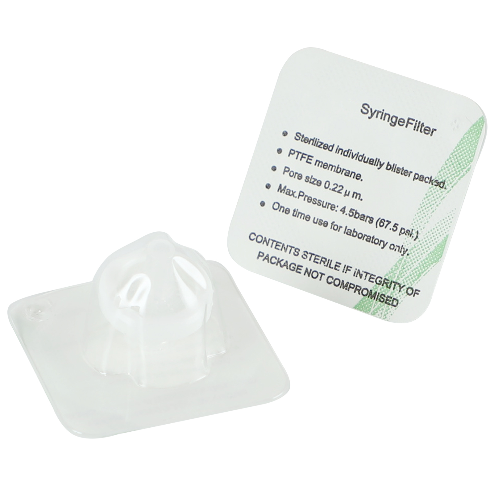 ADAMAS-BETA 15-100pcs PP Sterilized Needle Filter 0.22um 0.45um MCE Disposable Individual Package Syringe Filter Lab Experiment Accessories