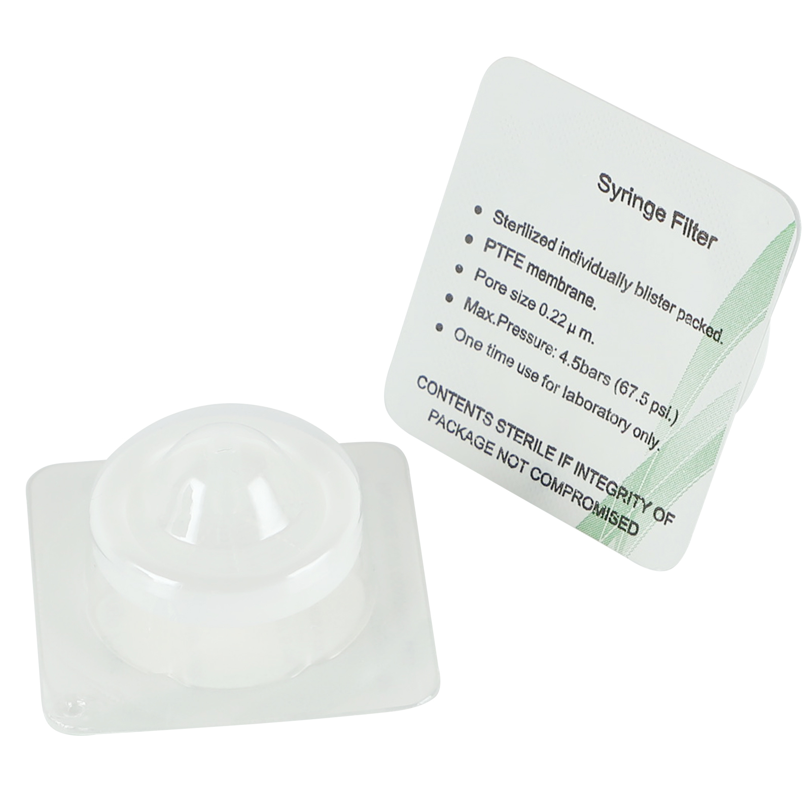 ADAMAS-BETA 15-100pcs PP Sterilized Needle Filter 0.22um 0.45um MCE Disposable Individual Package Syringe Filter Lab Experiment Accessories