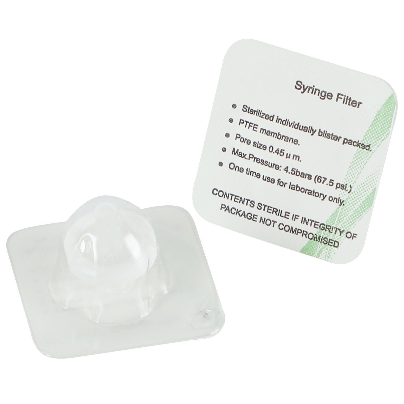 ADAMAS-BETA 15-100pcs PP Sterilized Needle Filter 0.22um 0.45um MCE Disposable Individual Package Syringe Filter Lab Experiment Accessories