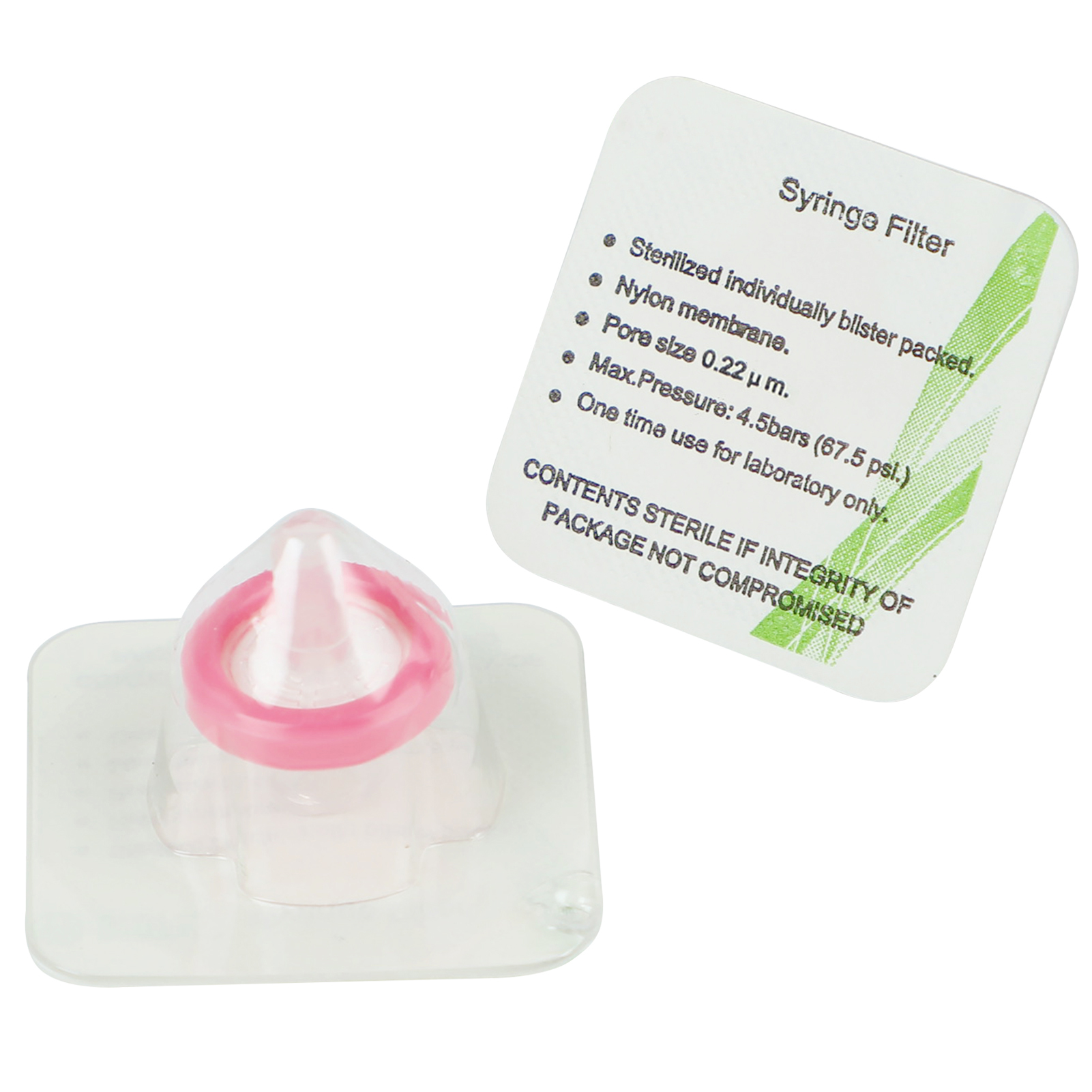 ADAMAS-BETA 15-100pcs PP Sterilized Needle Filter 0.22um 0.45um MCE Disposable Individual Package Syringe Filter Lab Experiment Accessories