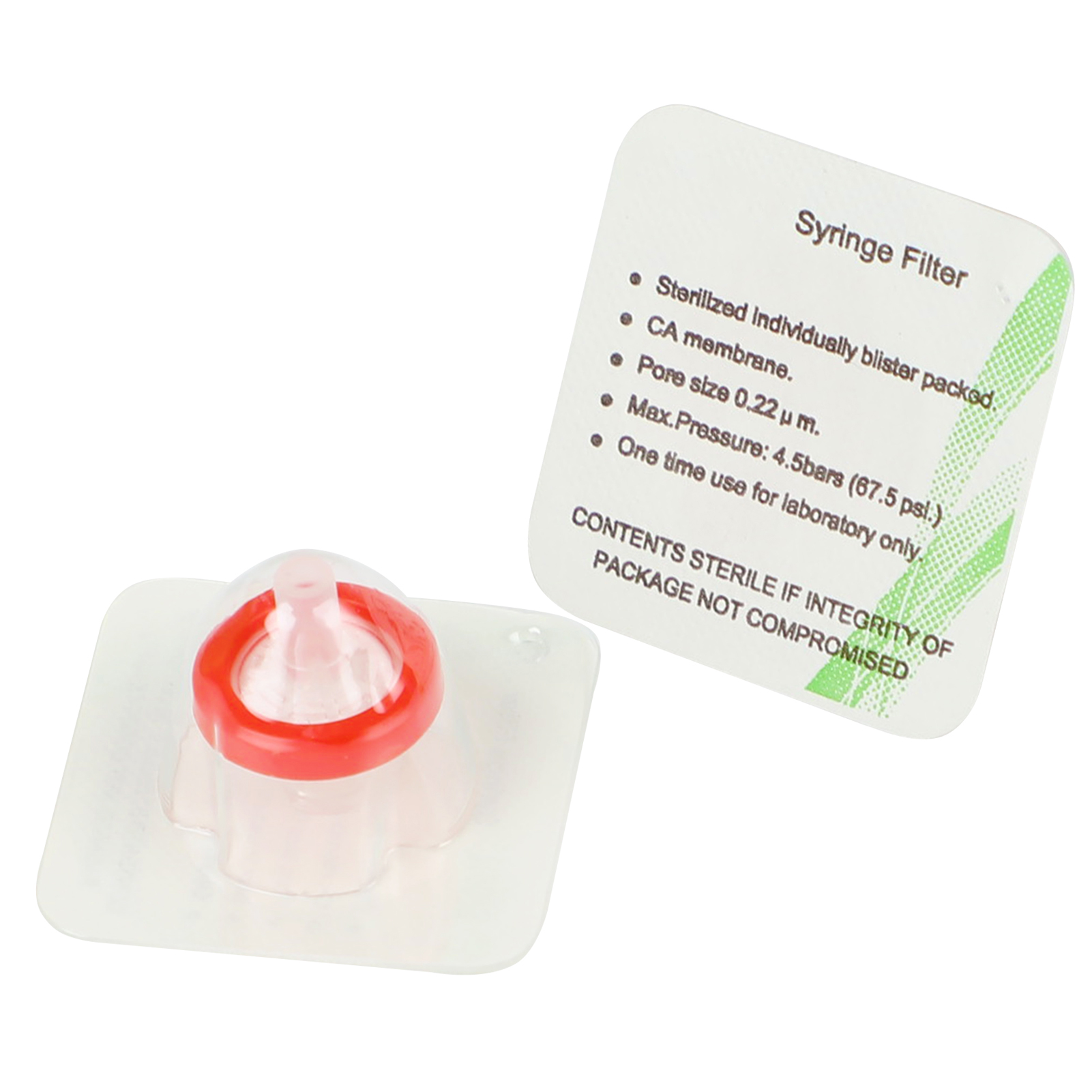 ADAMAS-BETA 15-100pcs PP Sterilized Needle Filter 0.22um 0.45um MCE Disposable Individual Package Syringe Filter Lab Experiment Accessories