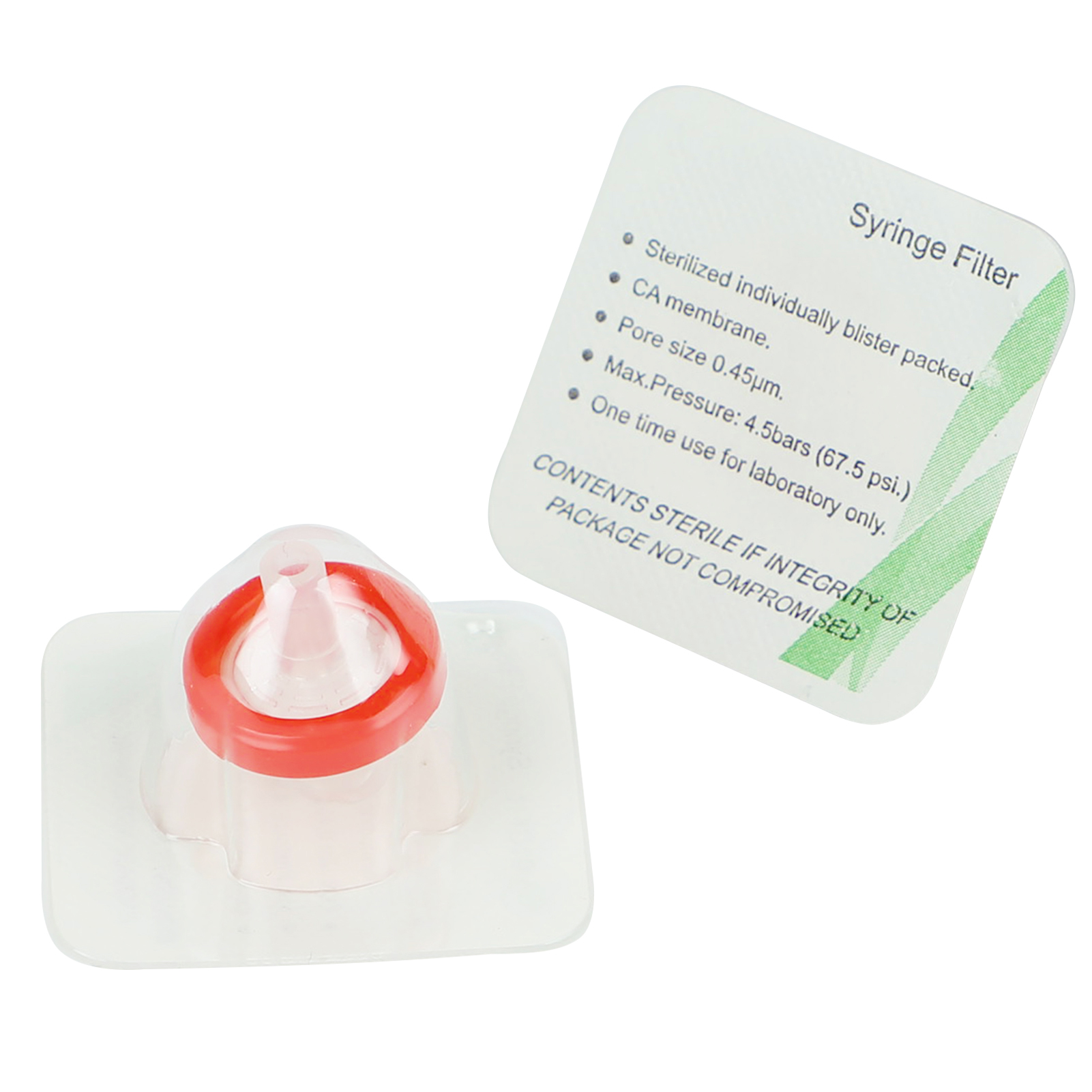 ADAMAS-BETA 15-100pcs PP Sterilized Needle Filter 0.22um 0.45um MCE Disposable Individual Package Syringe Filter Lab Experiment Accessories