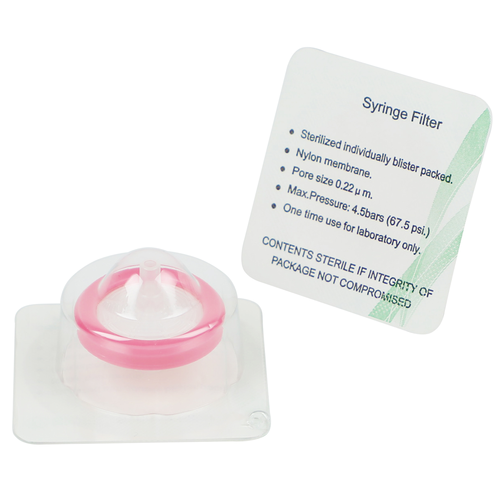 ADAMAS-BETA 15-100pcs PP Sterilized Needle Filter 0.22um 0.45um MCE Disposable Individual Package Syringe Filter Lab Experiment Accessories